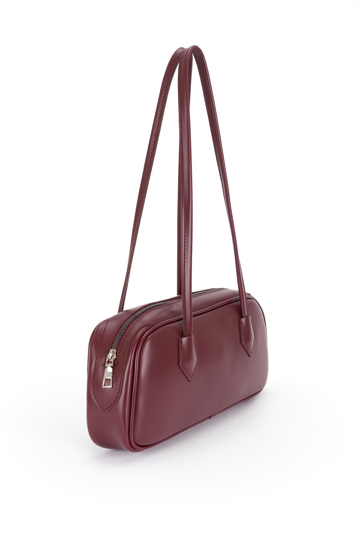 Long Baget Çanta Bordo