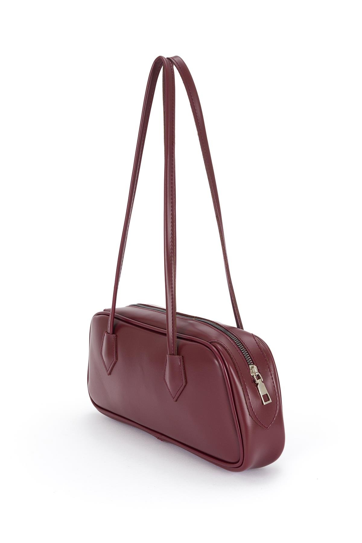 Long Baget Çanta Bordo