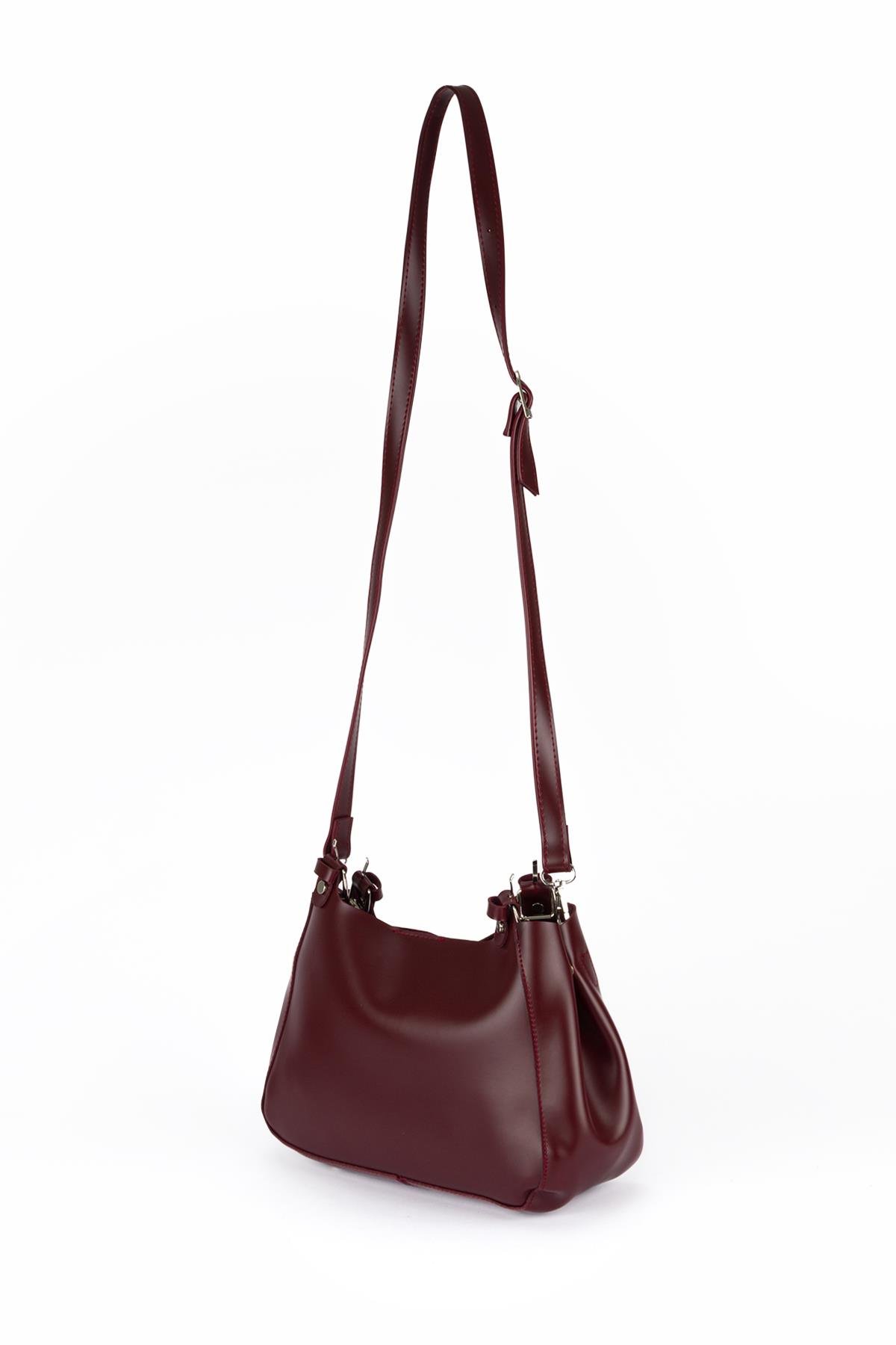 Madam Model Omuz Çantası Bordo