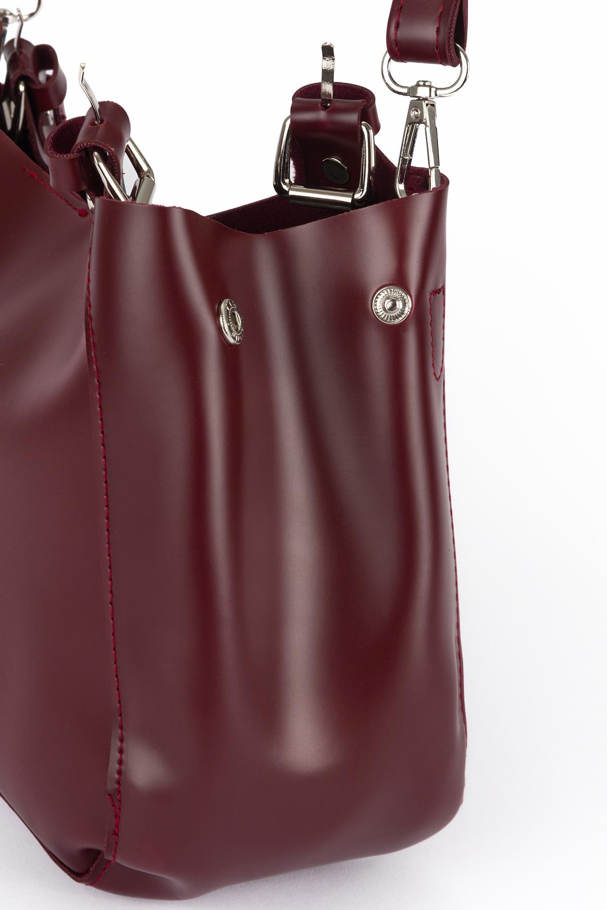 Madam Model Omuz Çantası Bordo