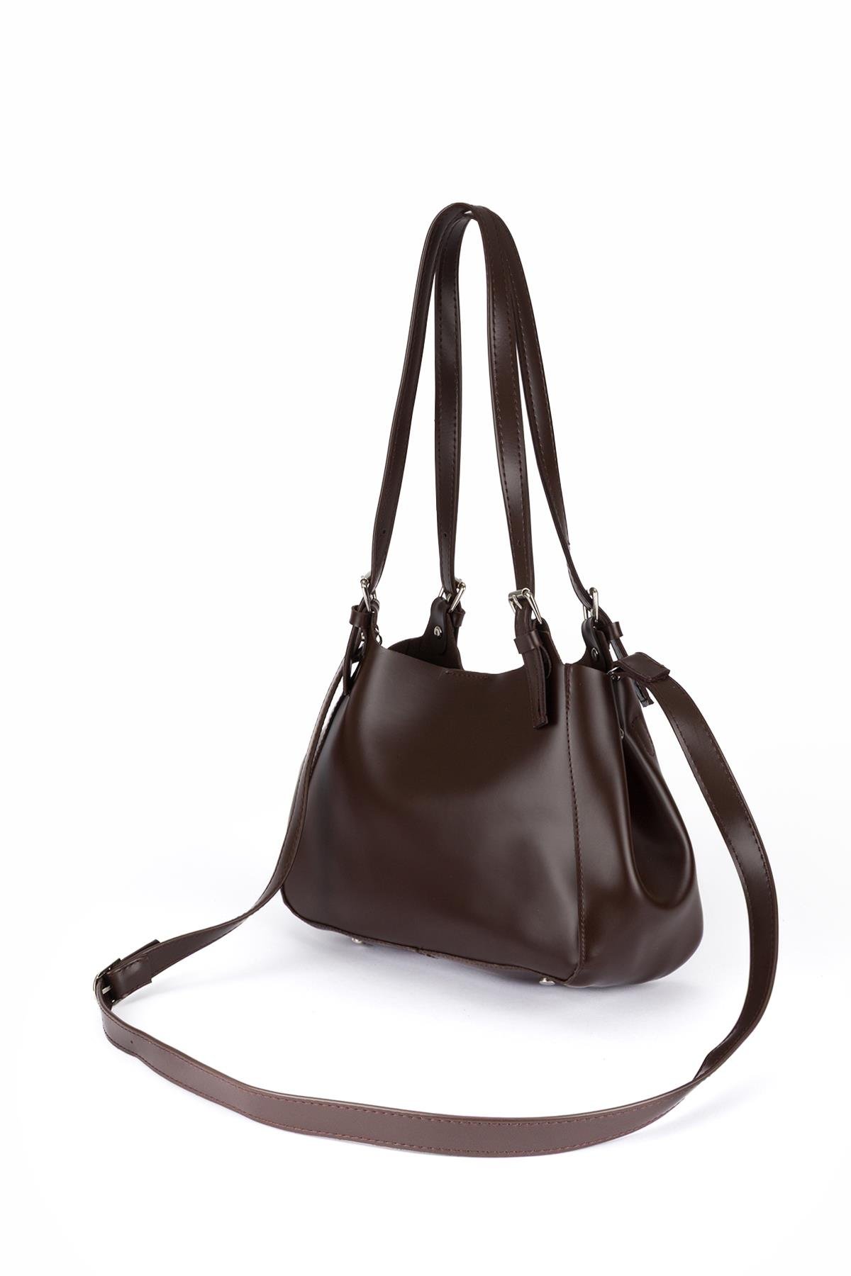 Madam Model Omuz Çantası Kahve