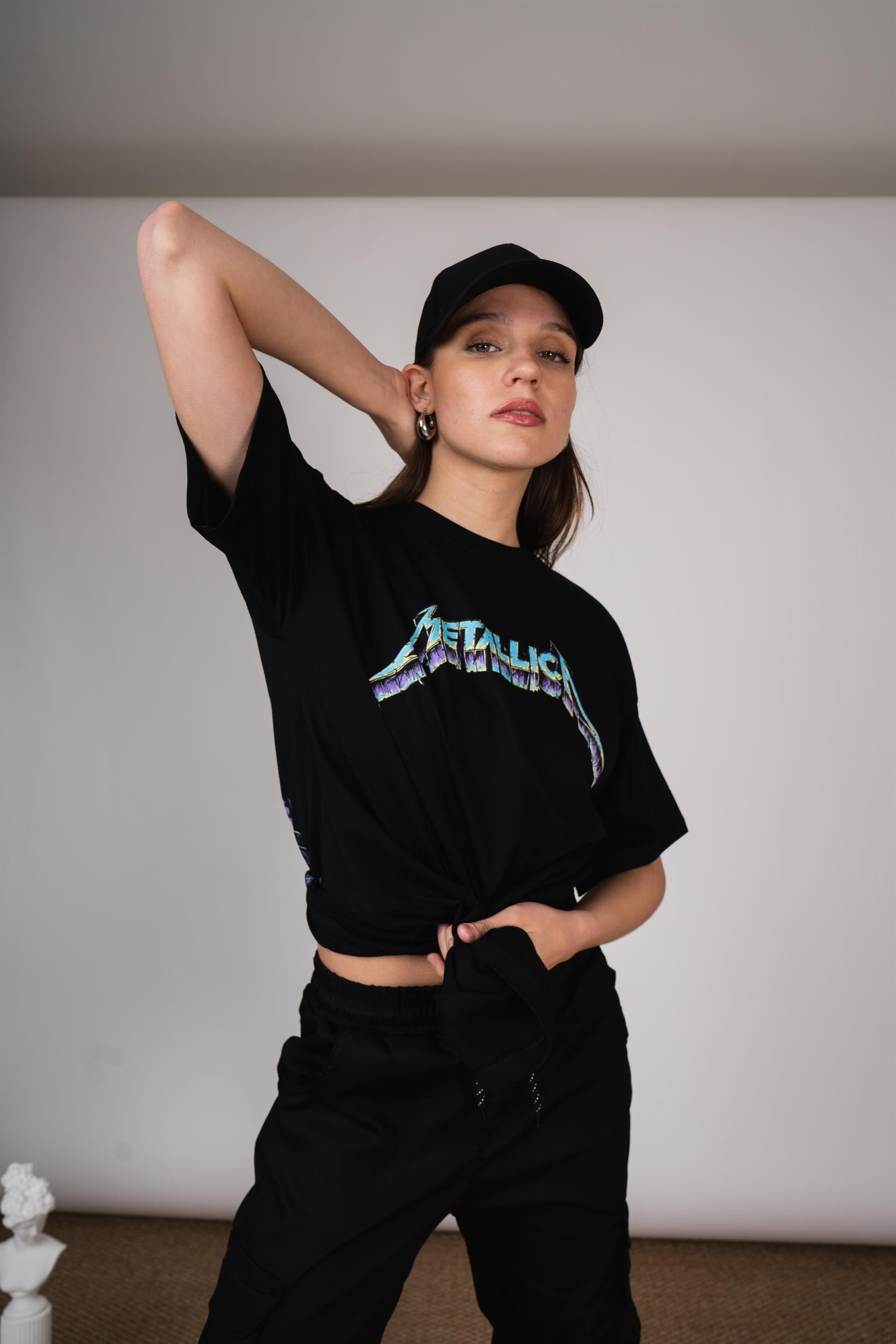 Metalica Baskılı T-shirt