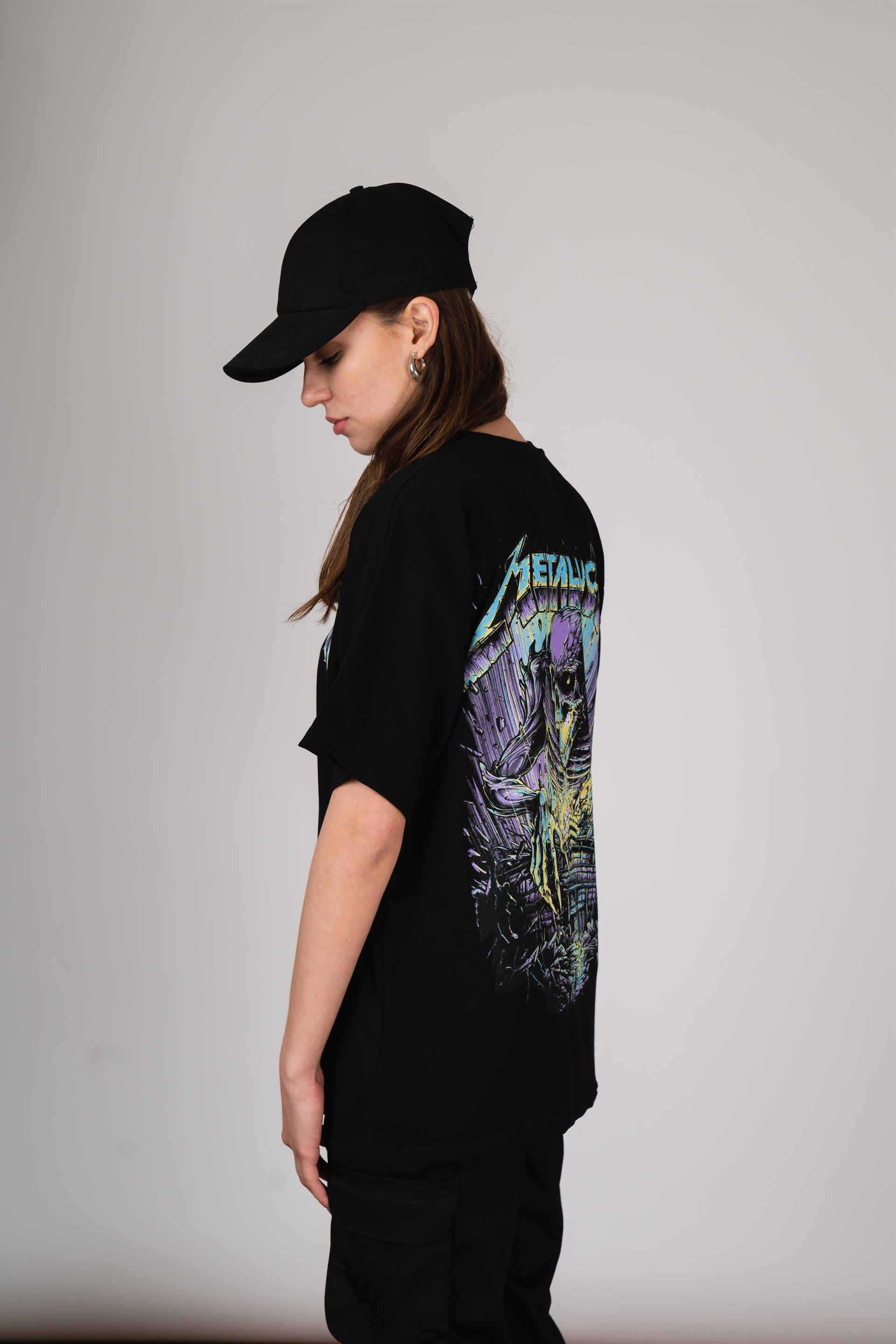 Metalica Baskılı T-shirt