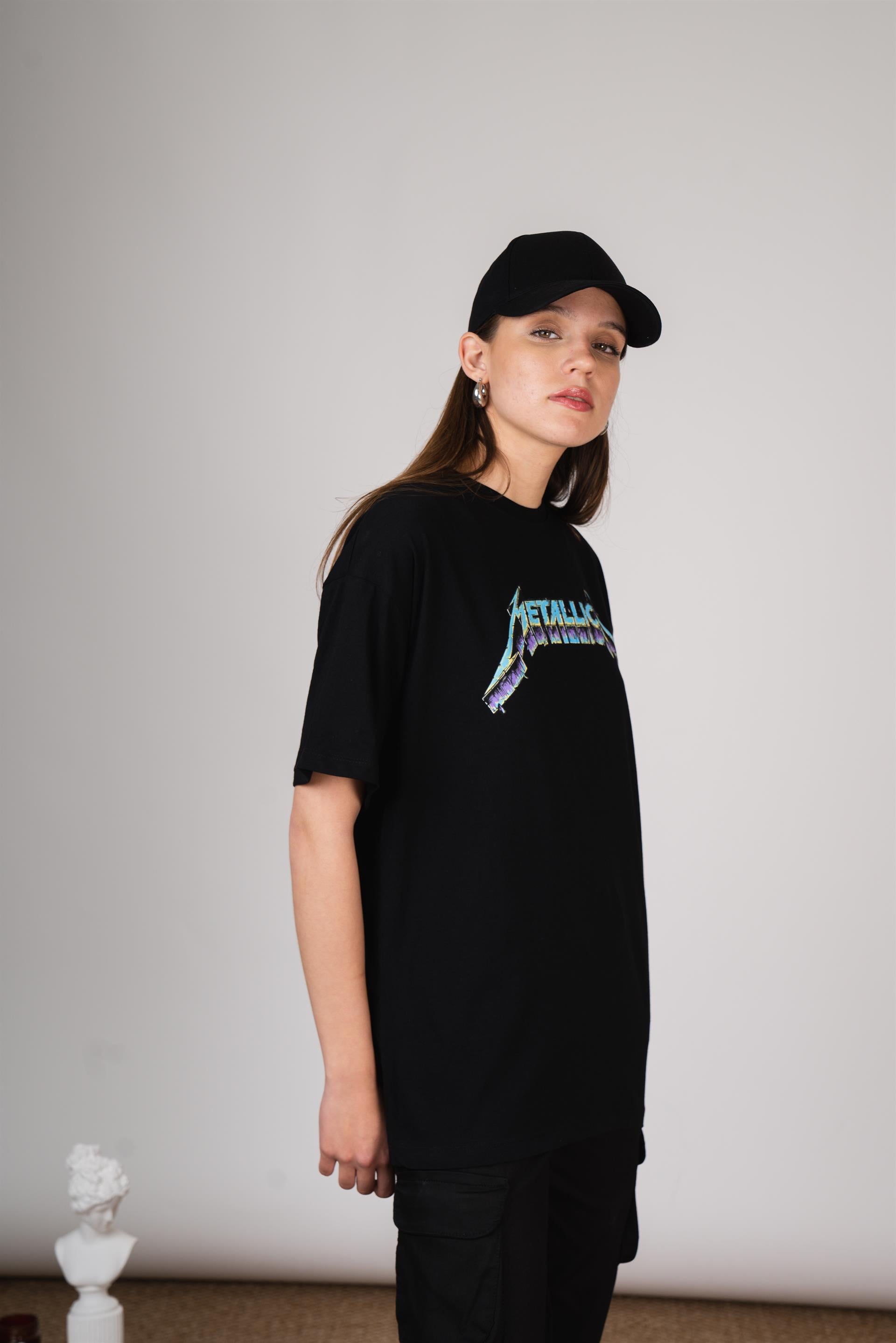 Metalica Baskılı T-shirt