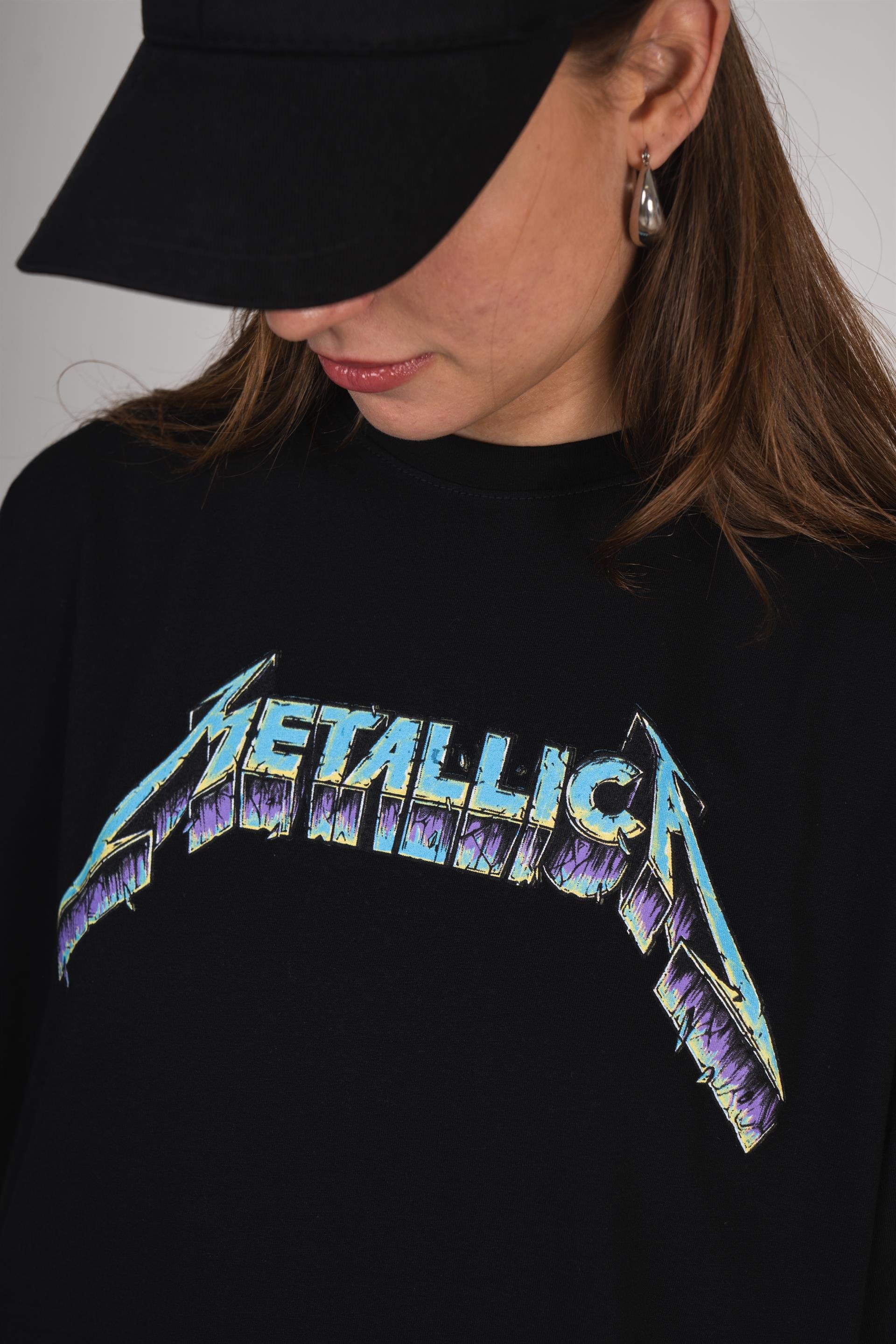 Metalica Baskılı T-shirt