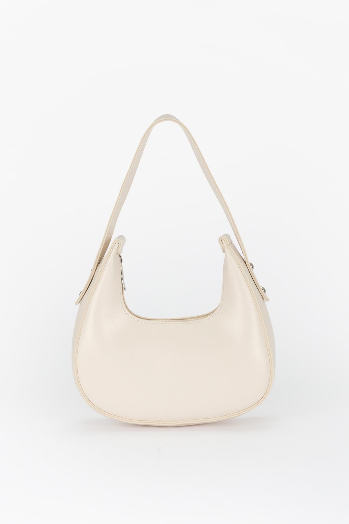 Minimal Baget Çanta Ekru