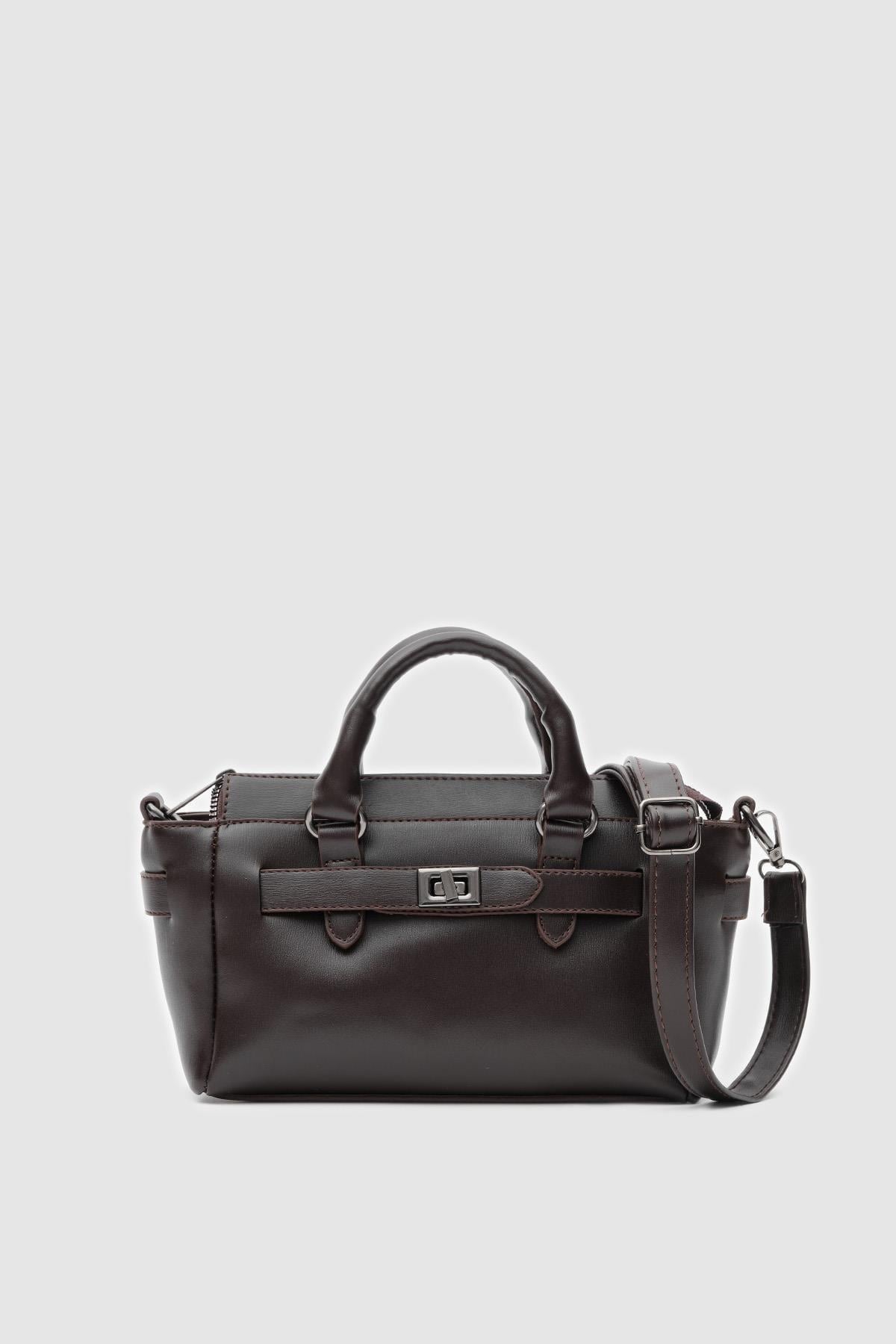 Minimal Çapraz Çanta Acı Kahve