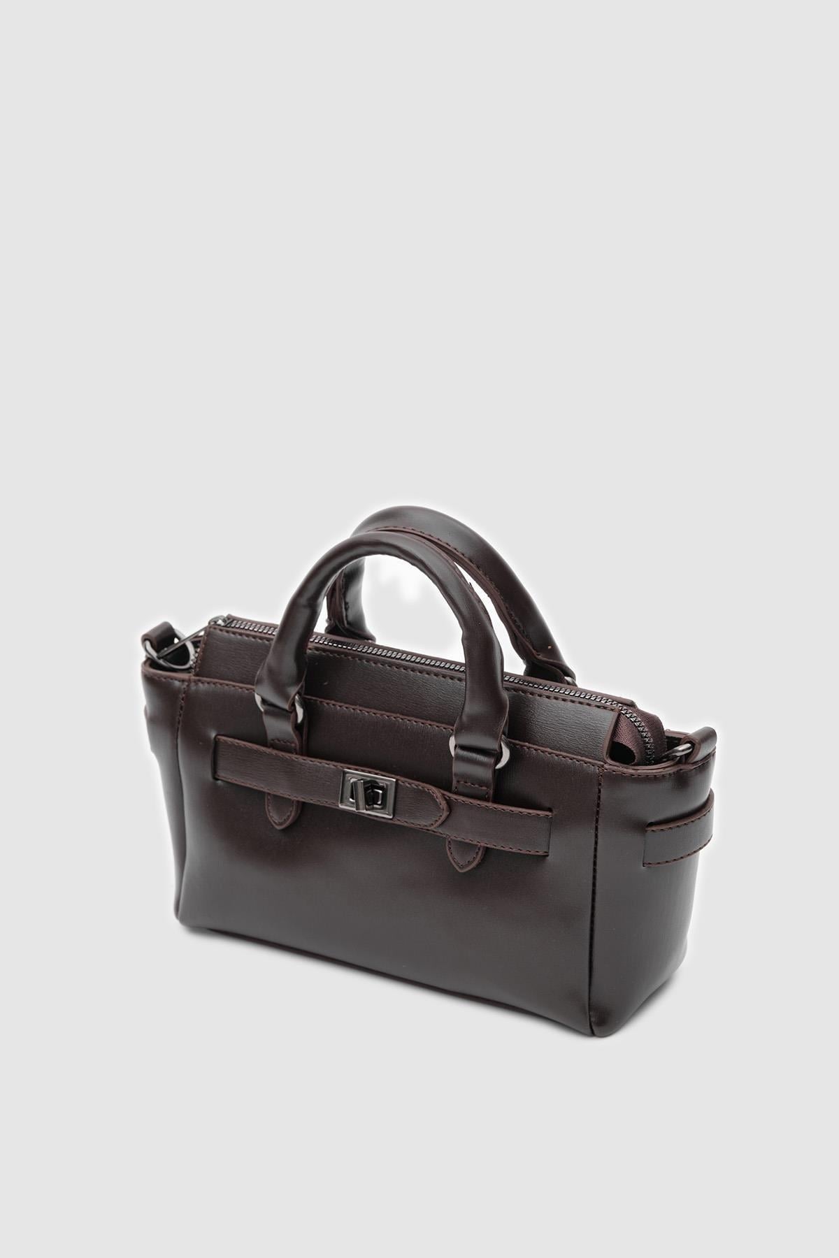 Minimal Çapraz Çanta Acı Kahve