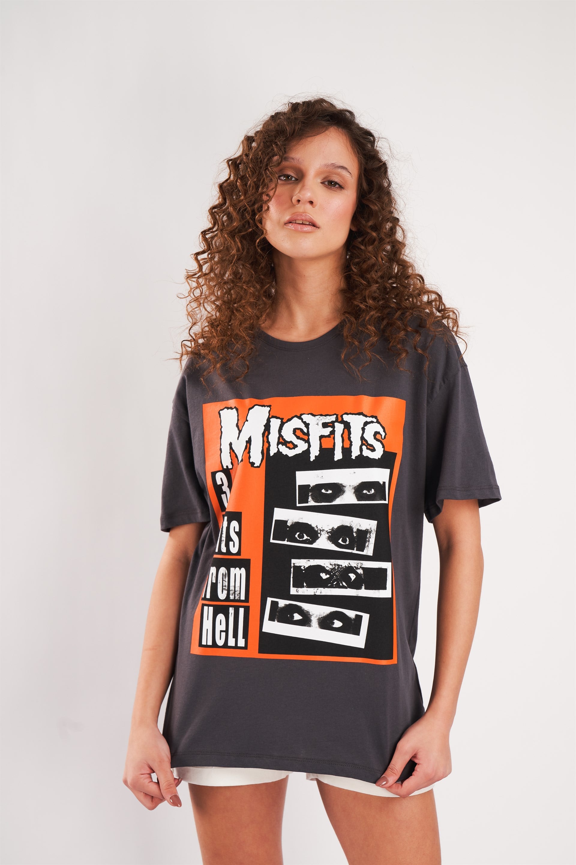 Misfits Baskılı T-shirt