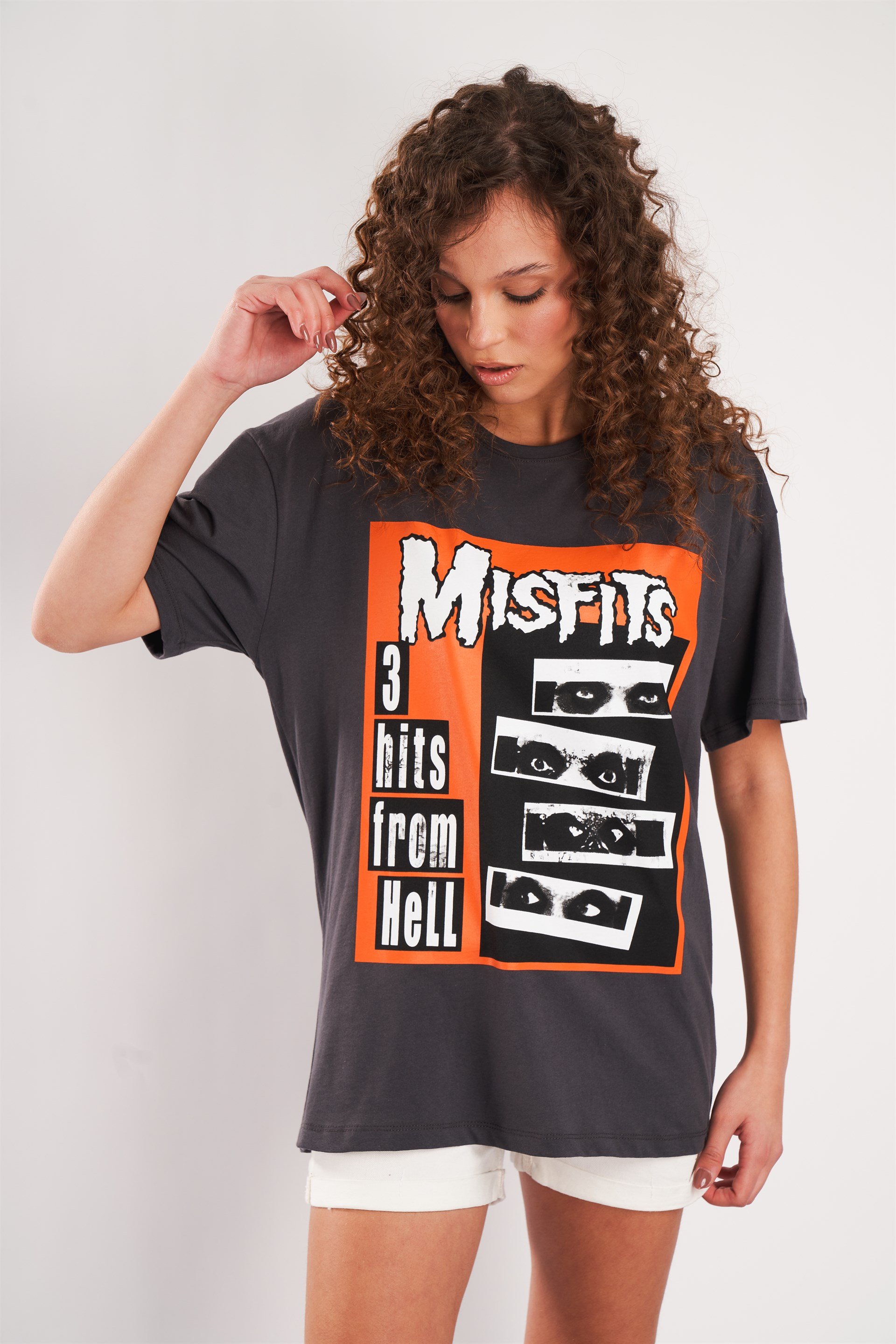 Misfits Baskılı T-shirt
