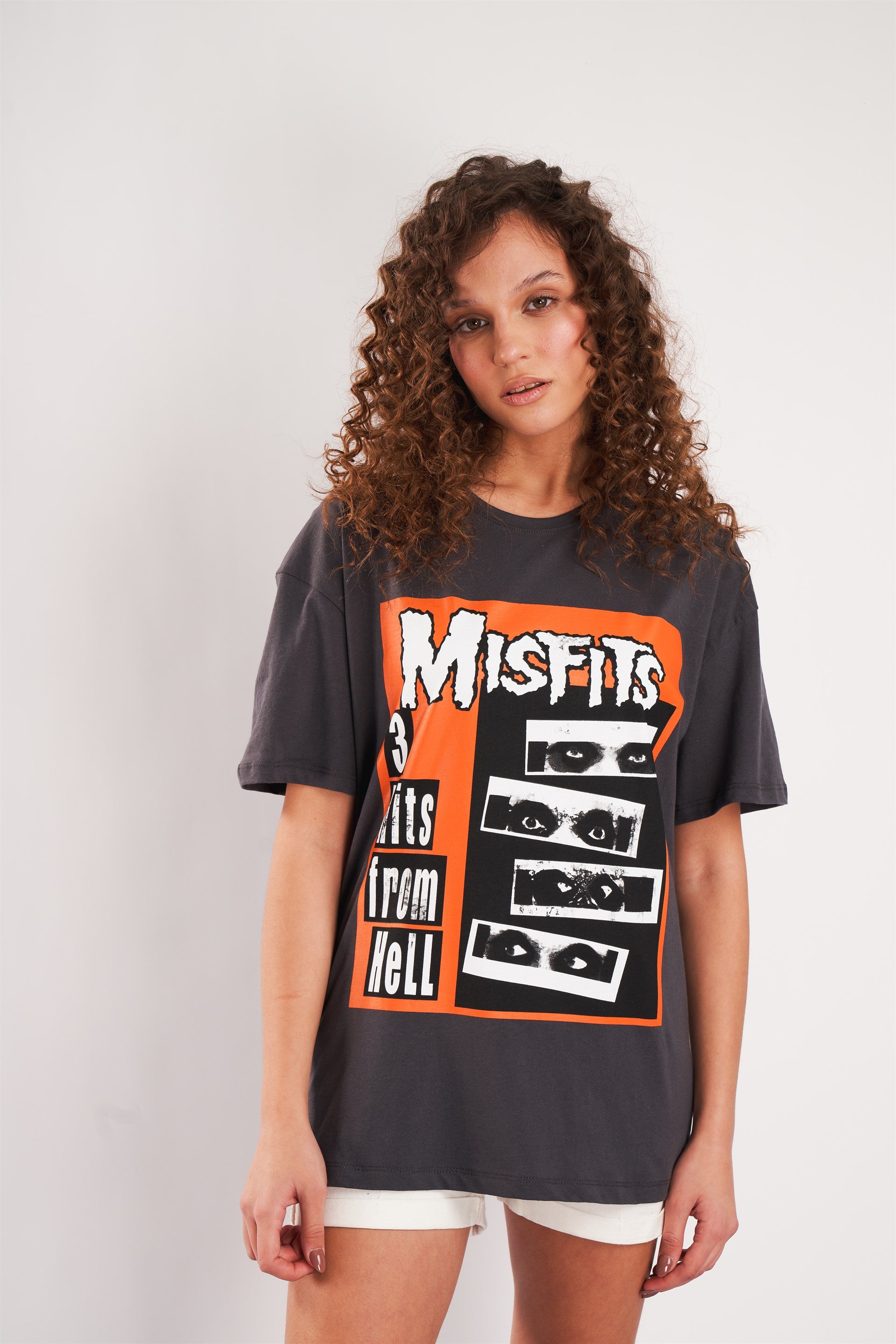Misfits Baskılı T-shirt
