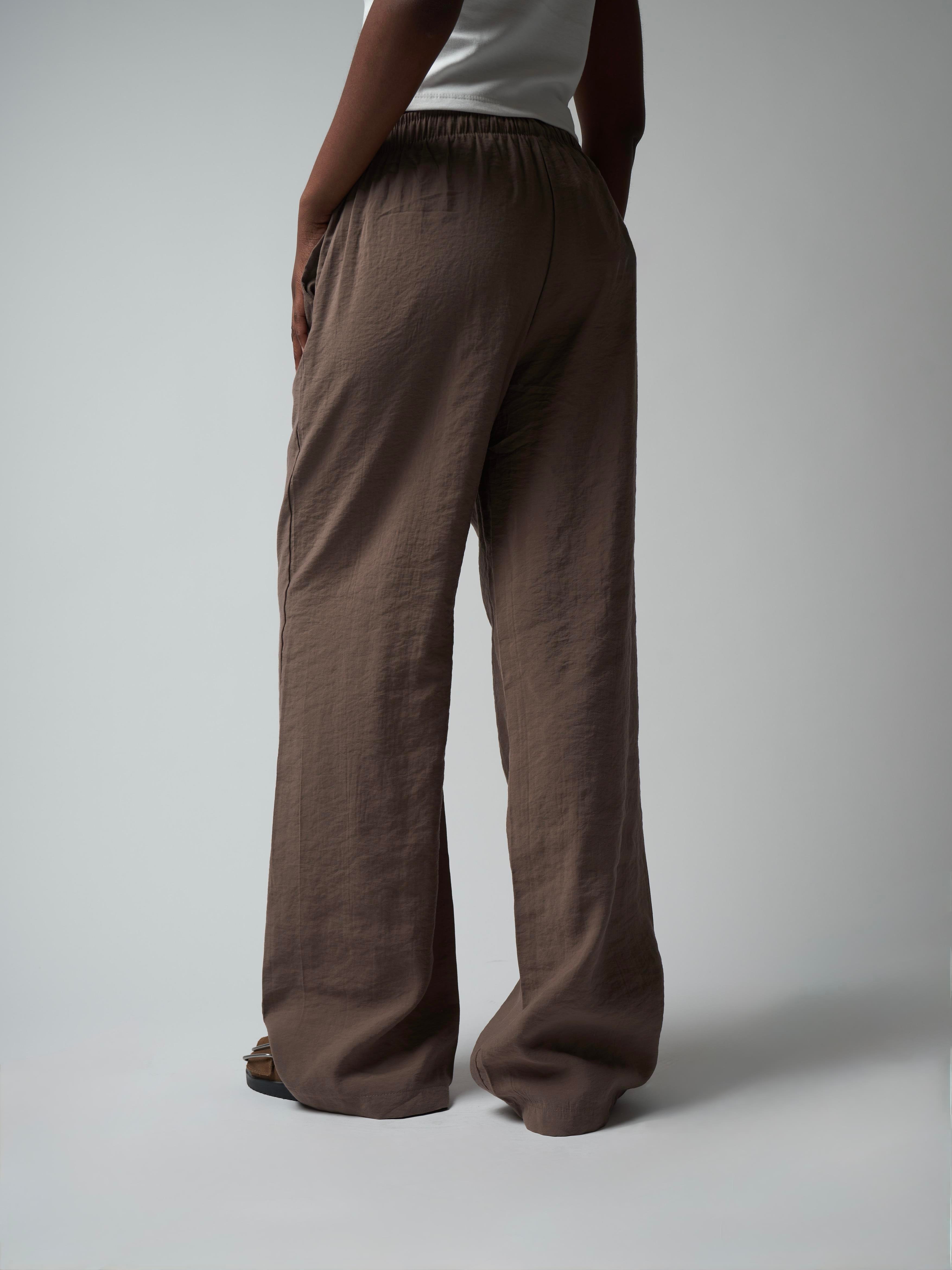 Modal Bol Paça Pantolon Vizon