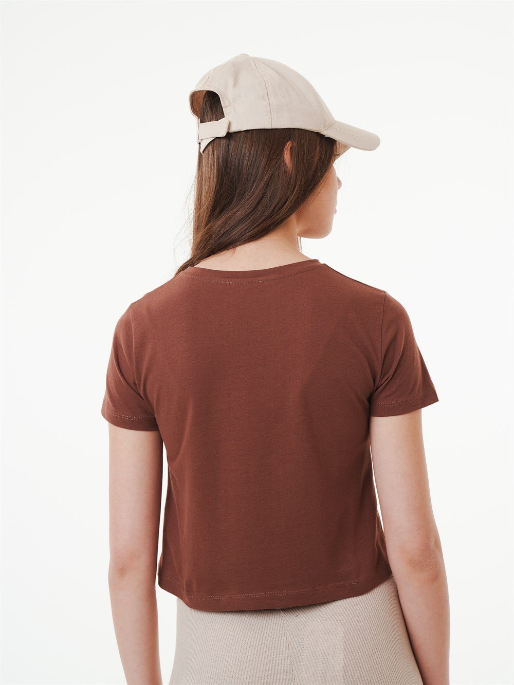 Nakış Baskılı Kısa T-shirt