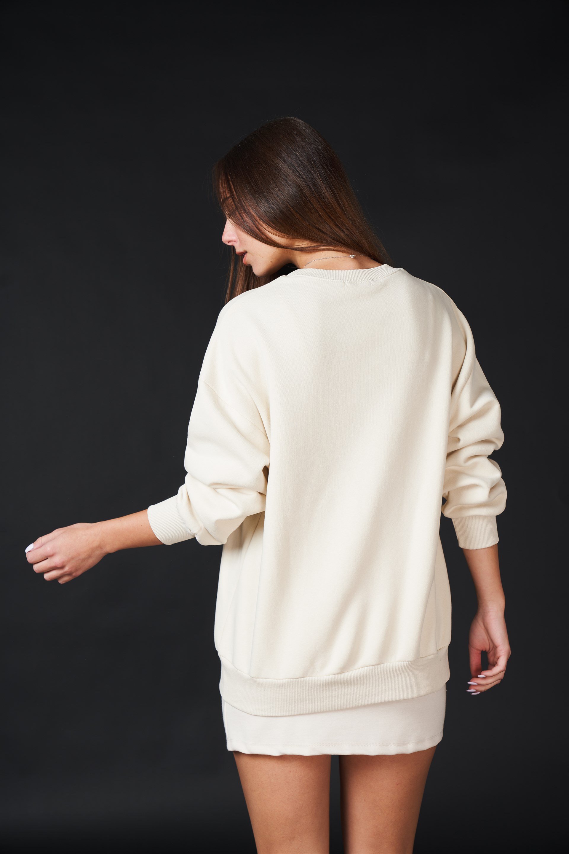 New Jersey Yazı Baskılı Sweatshirt