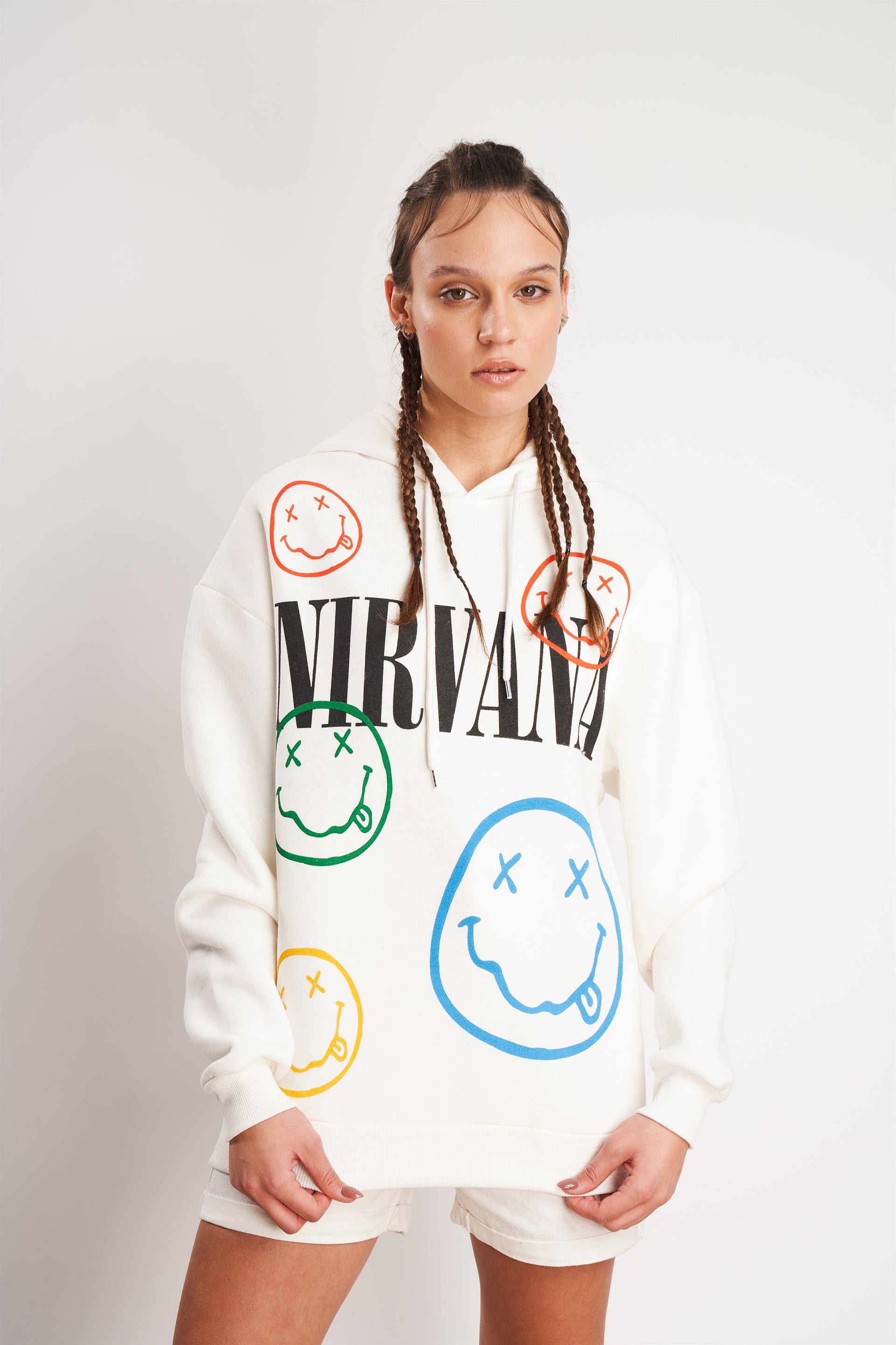 Nirvana Baskılı Sweatshirt