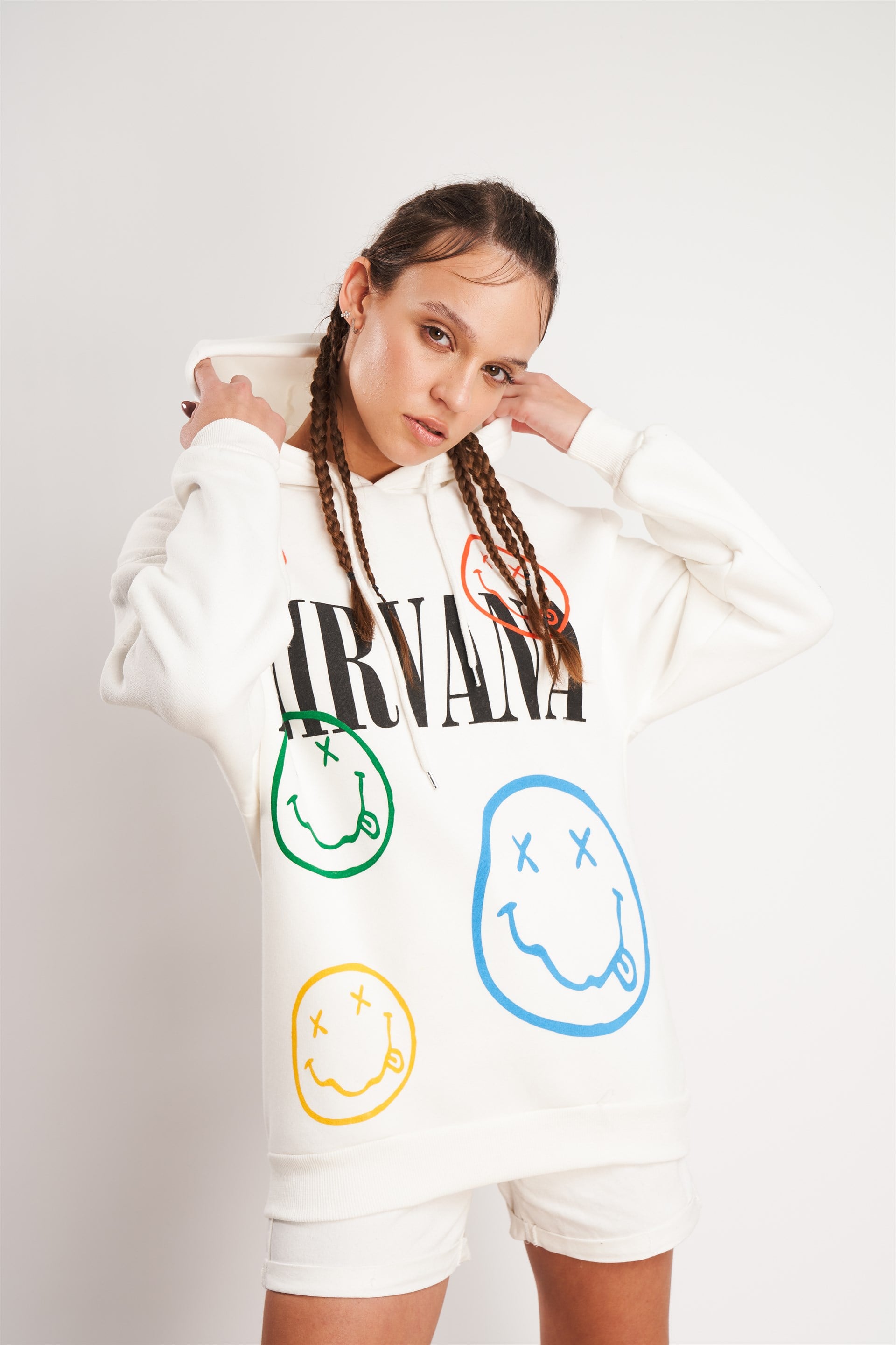Nirvana Baskılı Sweatshirt