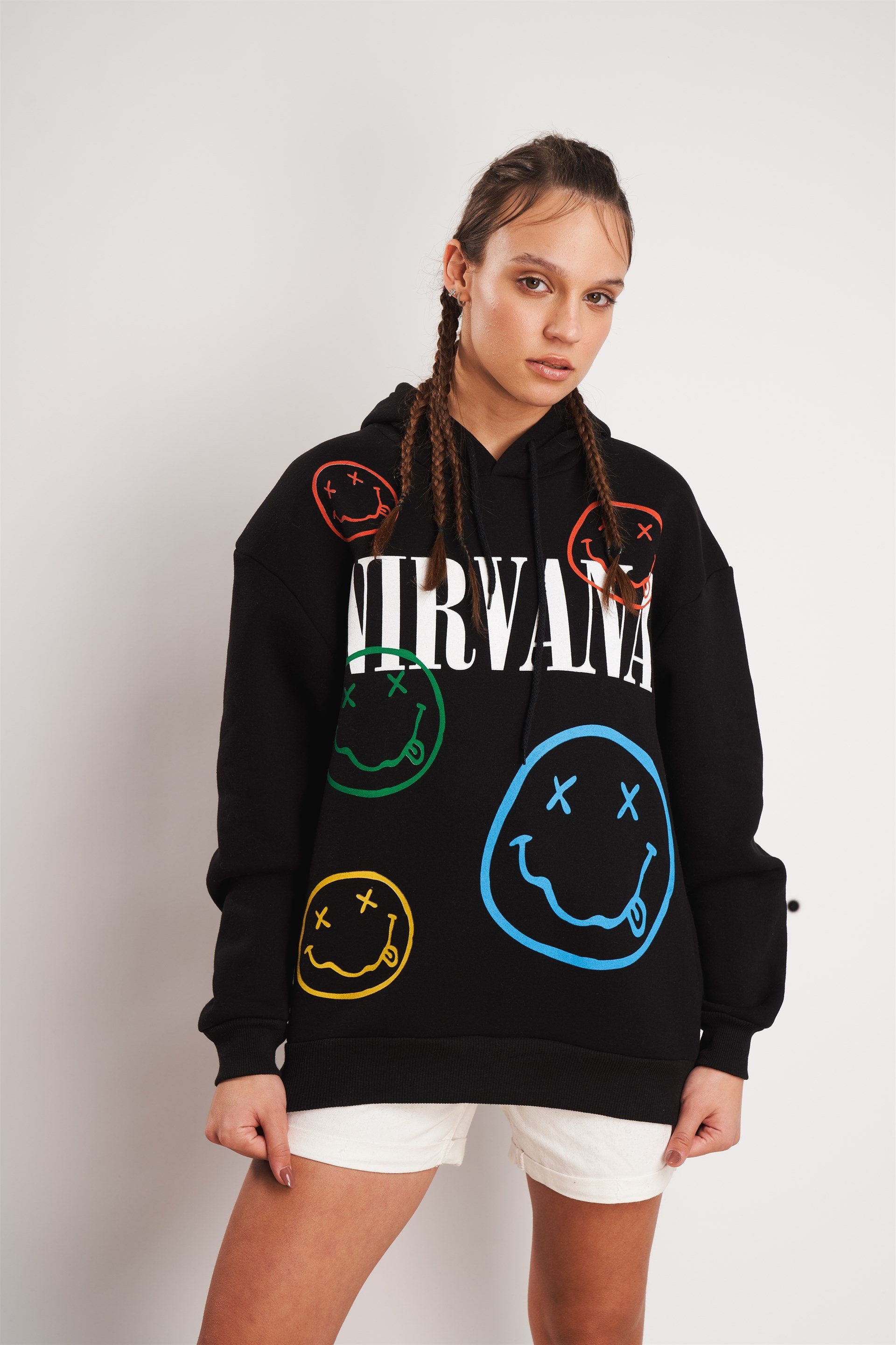Nirvana Baskılı Sweatshirt