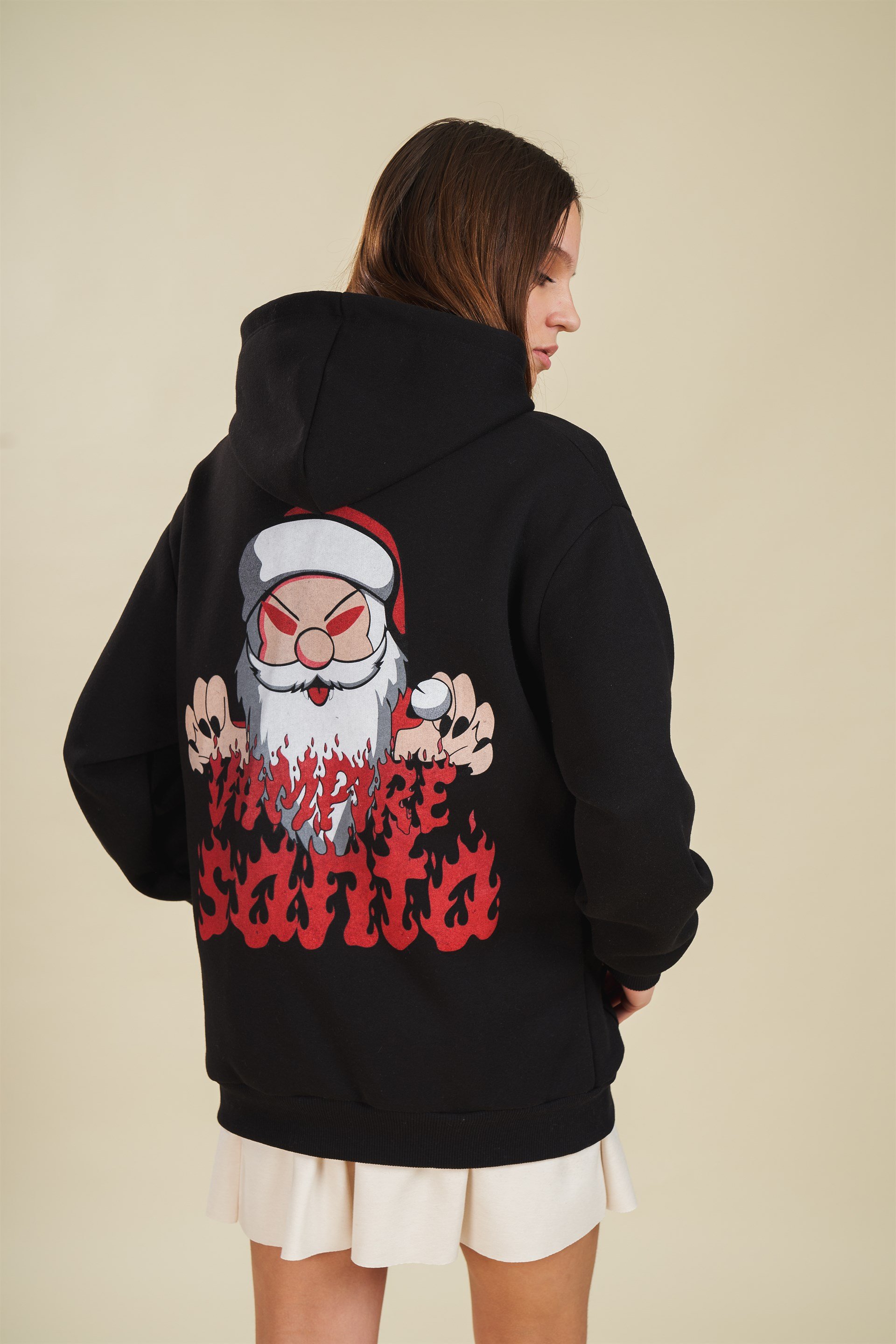 Noel Baba Baskılı Sweatshirt