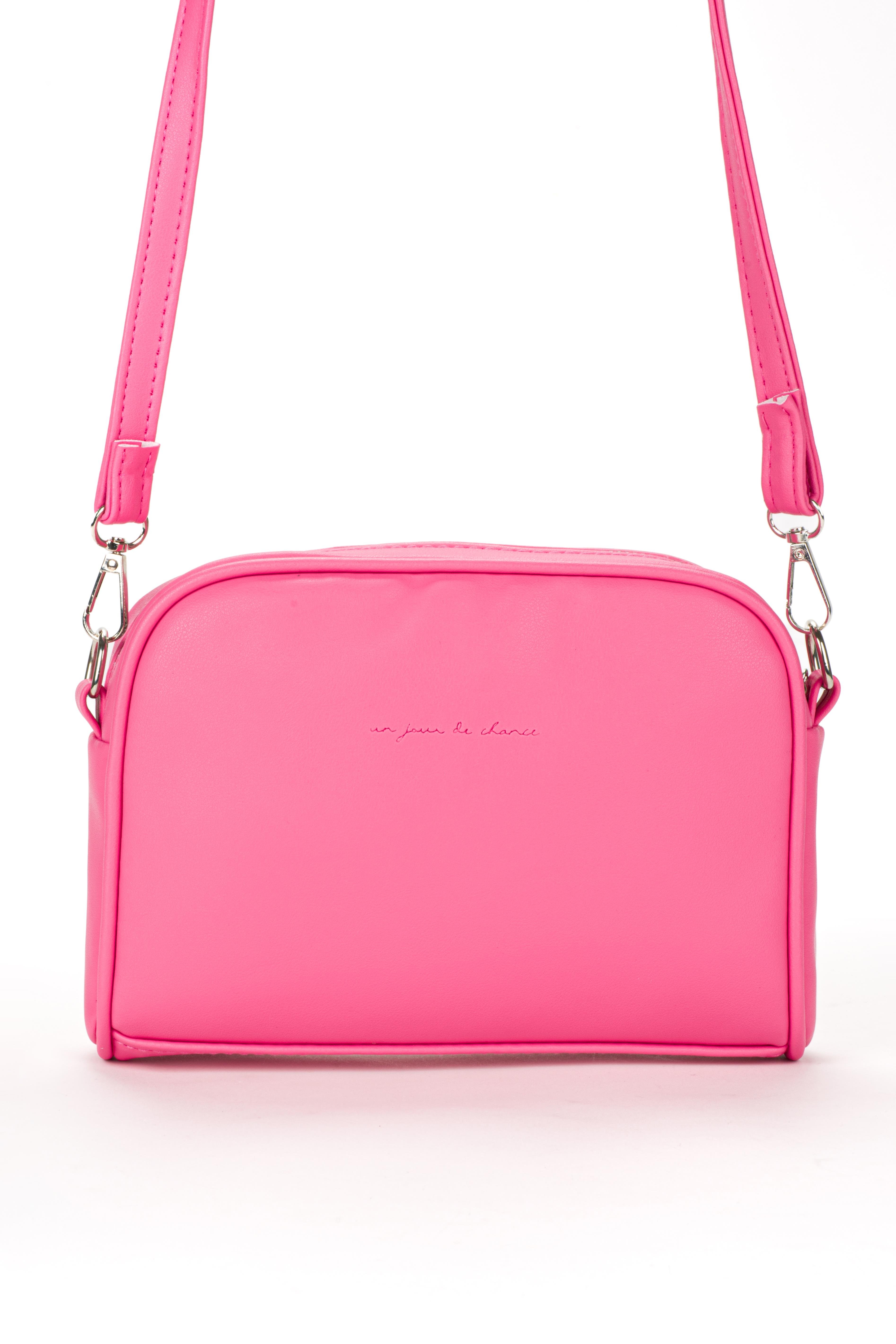 Oval Çapraz Çanta Pembe