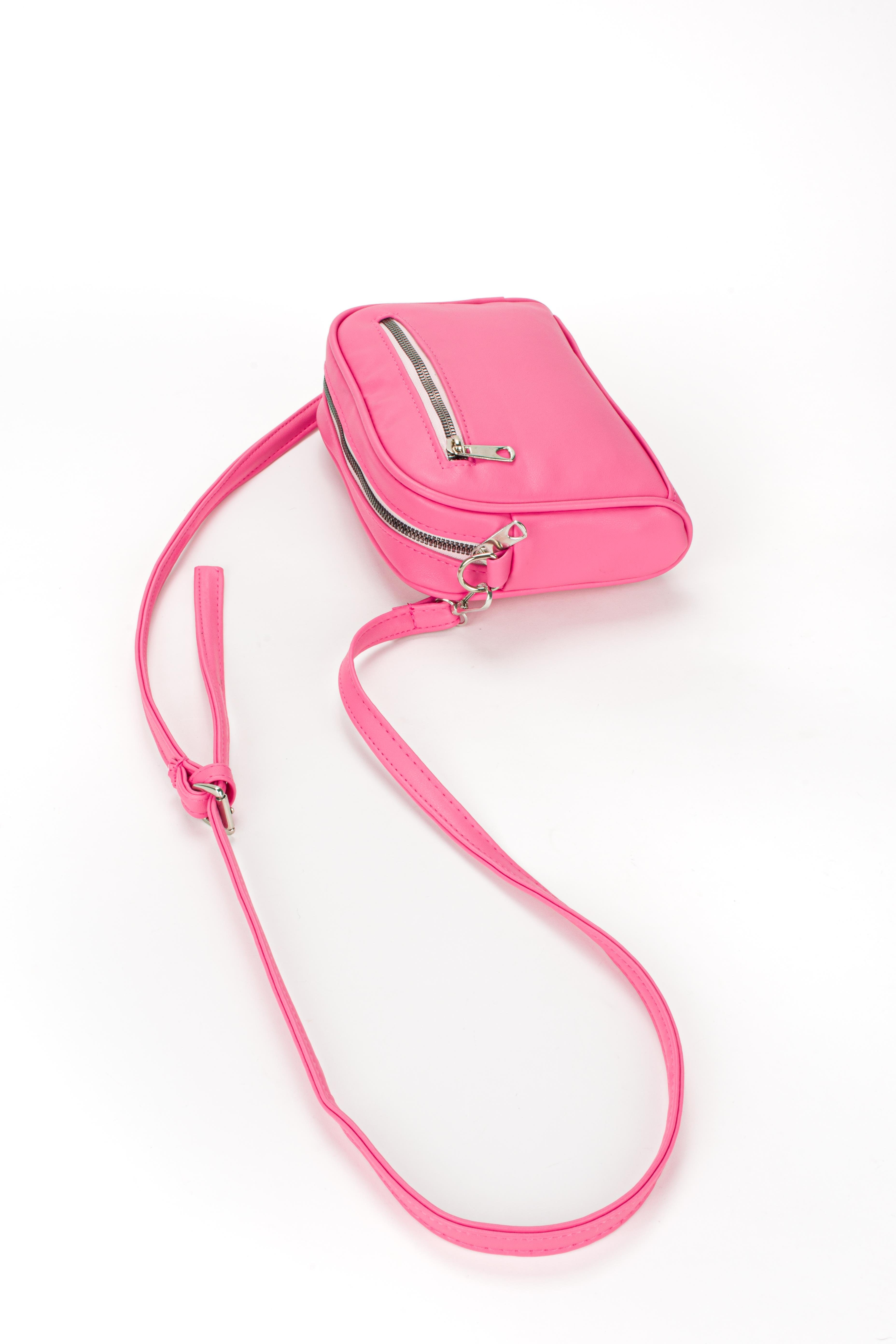 Oval Çapraz Çanta Pembe