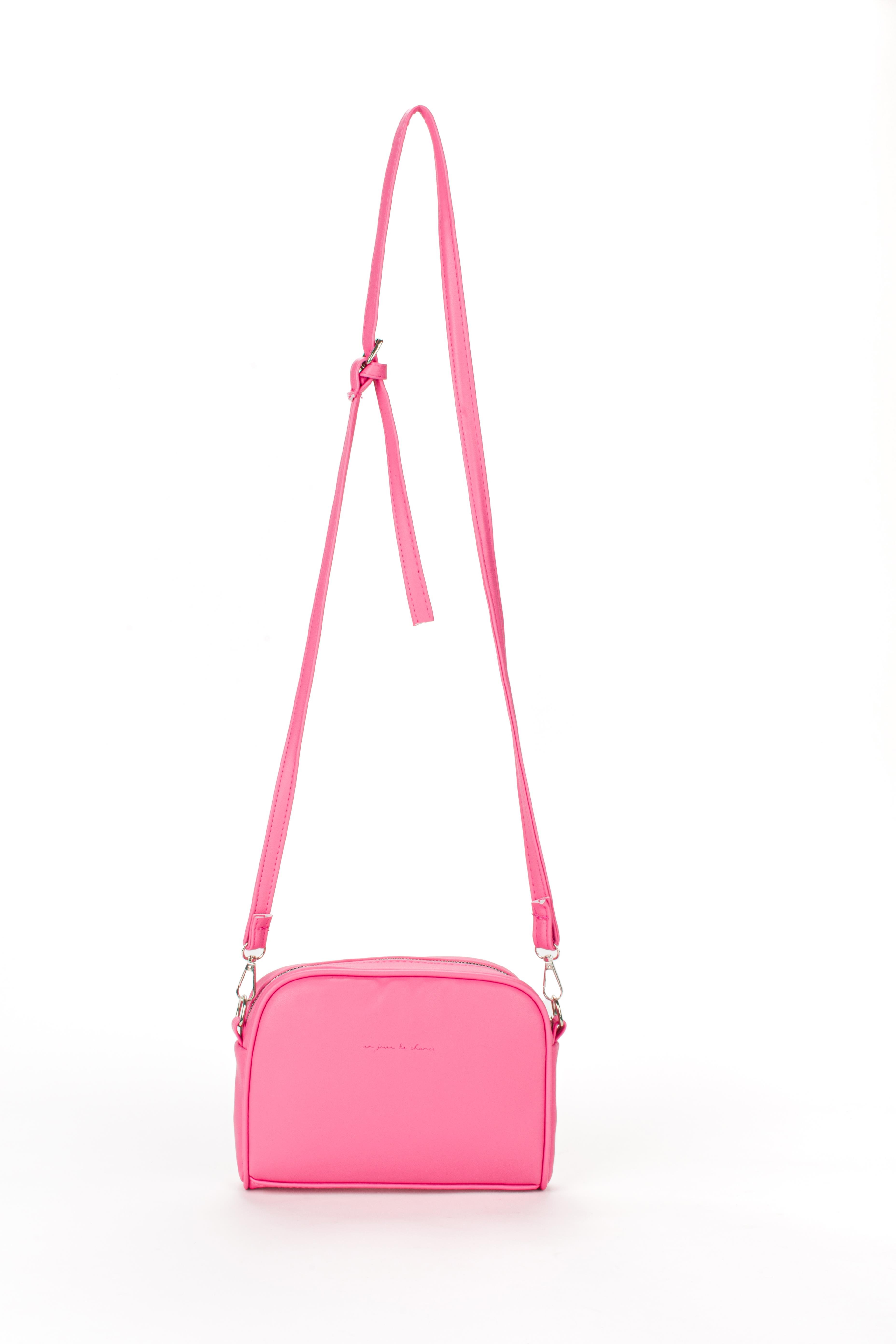 Oval Çapraz Çanta Pembe