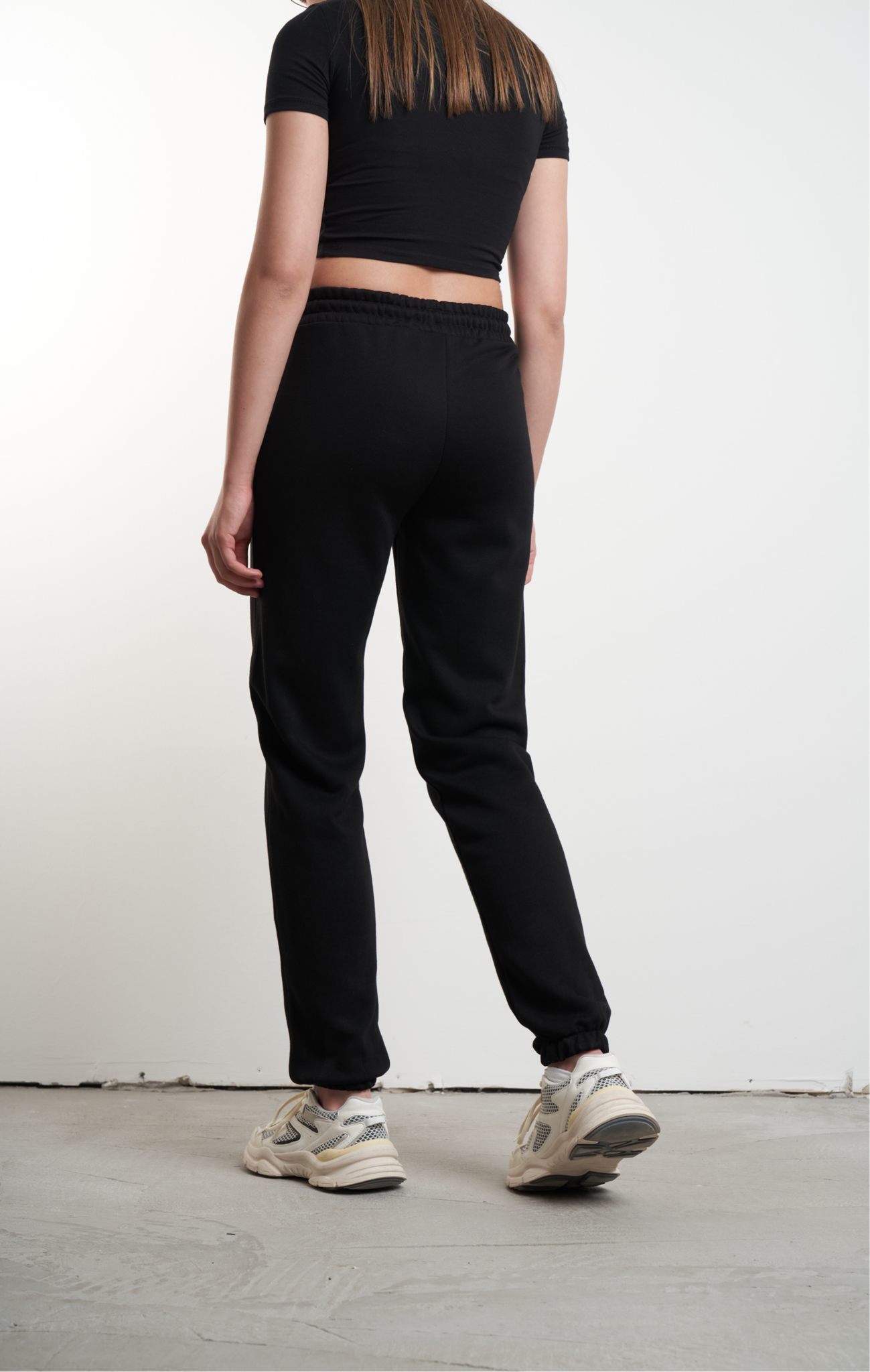 Paçası Lastikli Bel Lastik Ip Bağlama Eşofman Altı