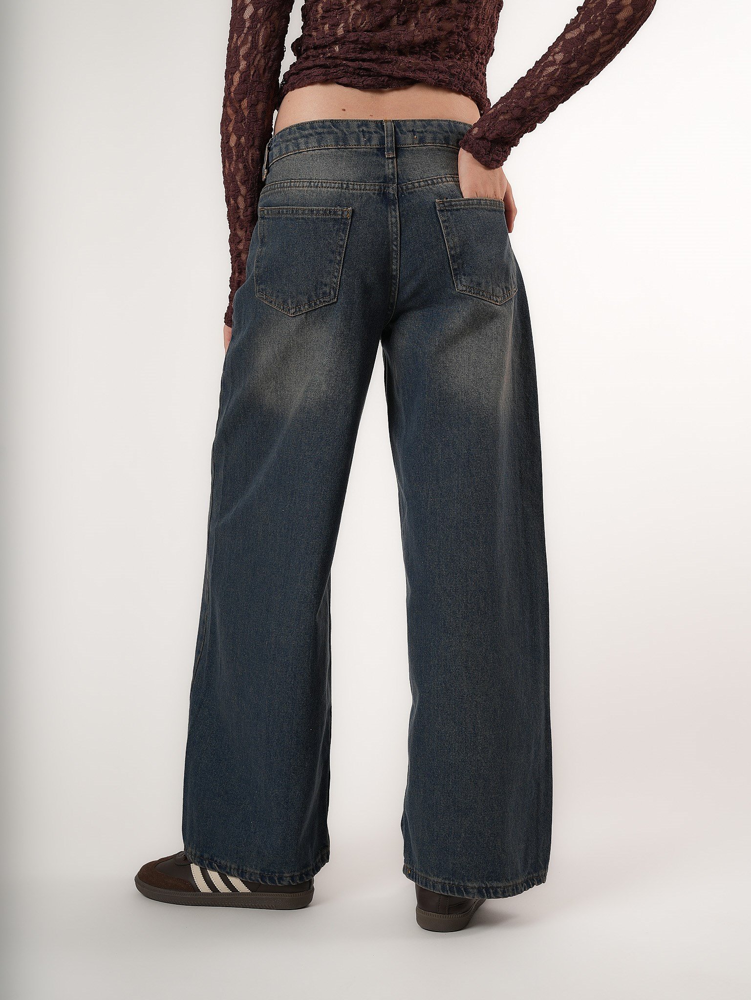 Palazzo Jean Pantolon Açık Yeşil