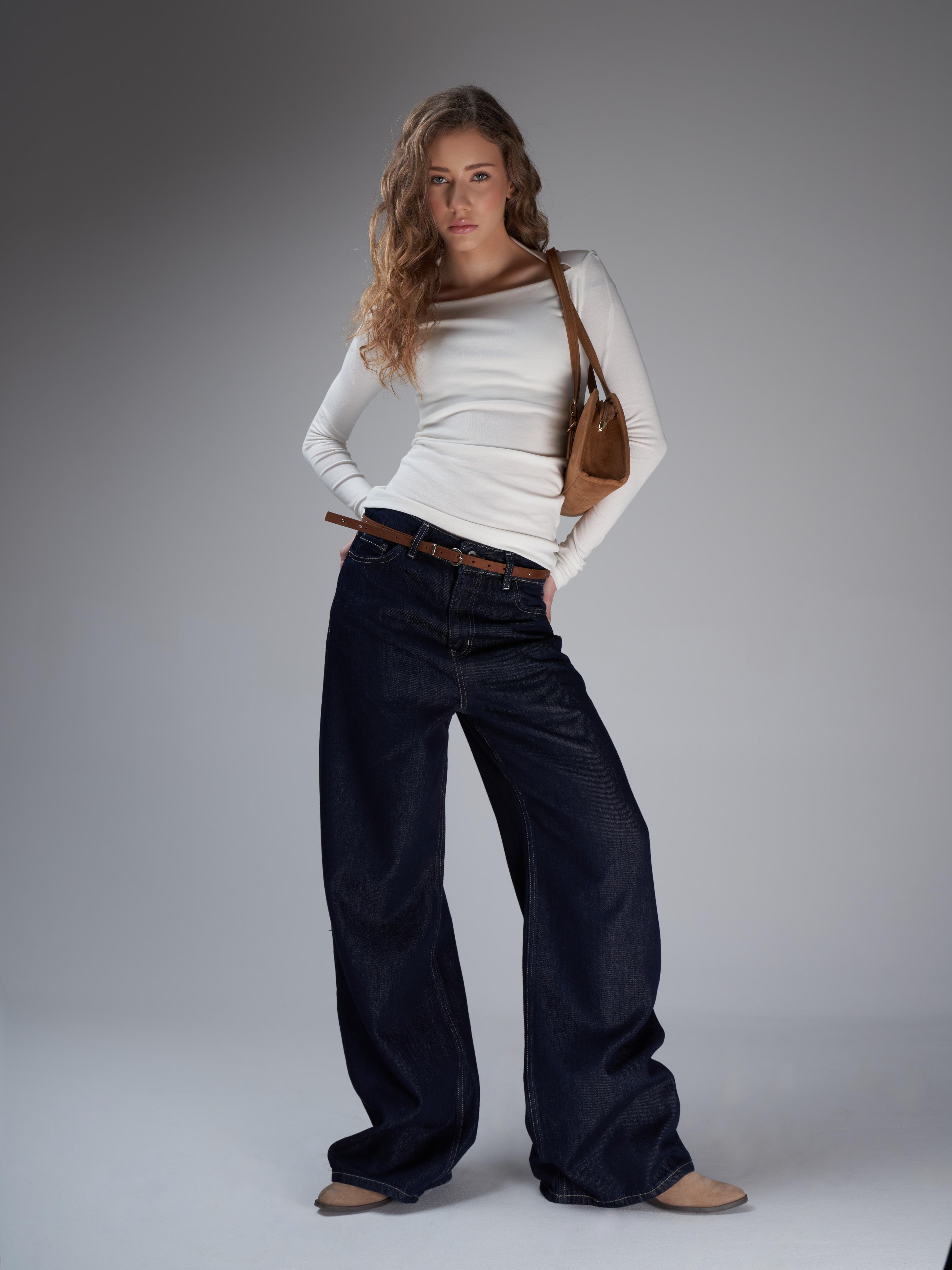 Palazzo Jean Pantolon Ham Laci