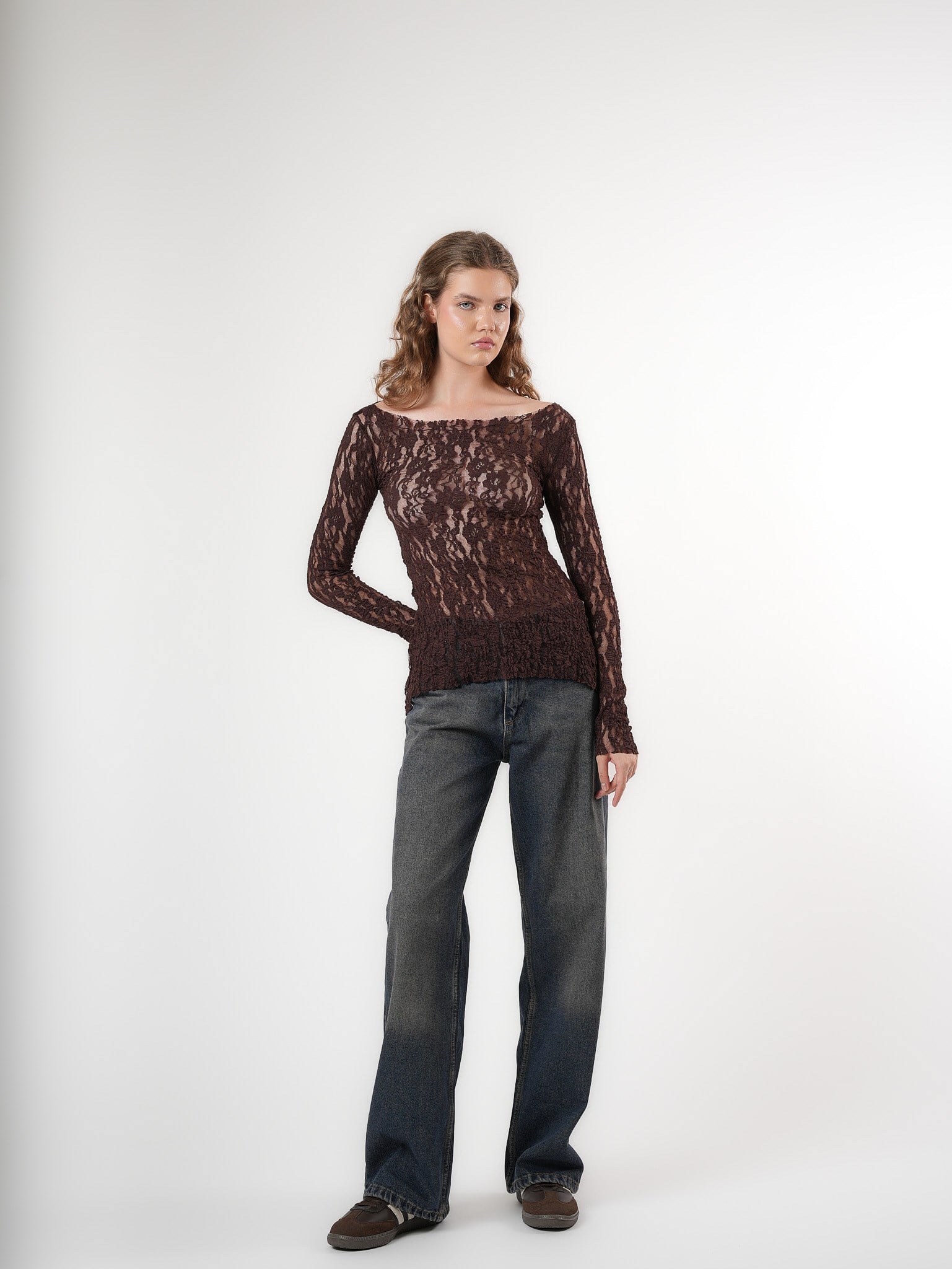 Palazzo Jean Pantolon Kahve Tint