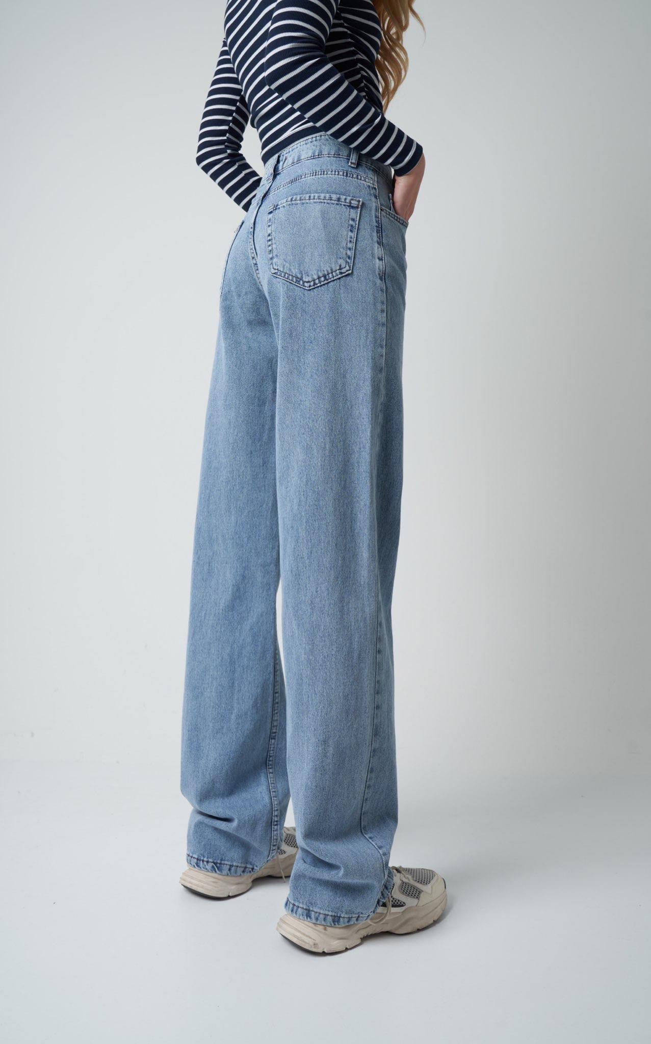 Palazzo Jean Pantolon Mavi