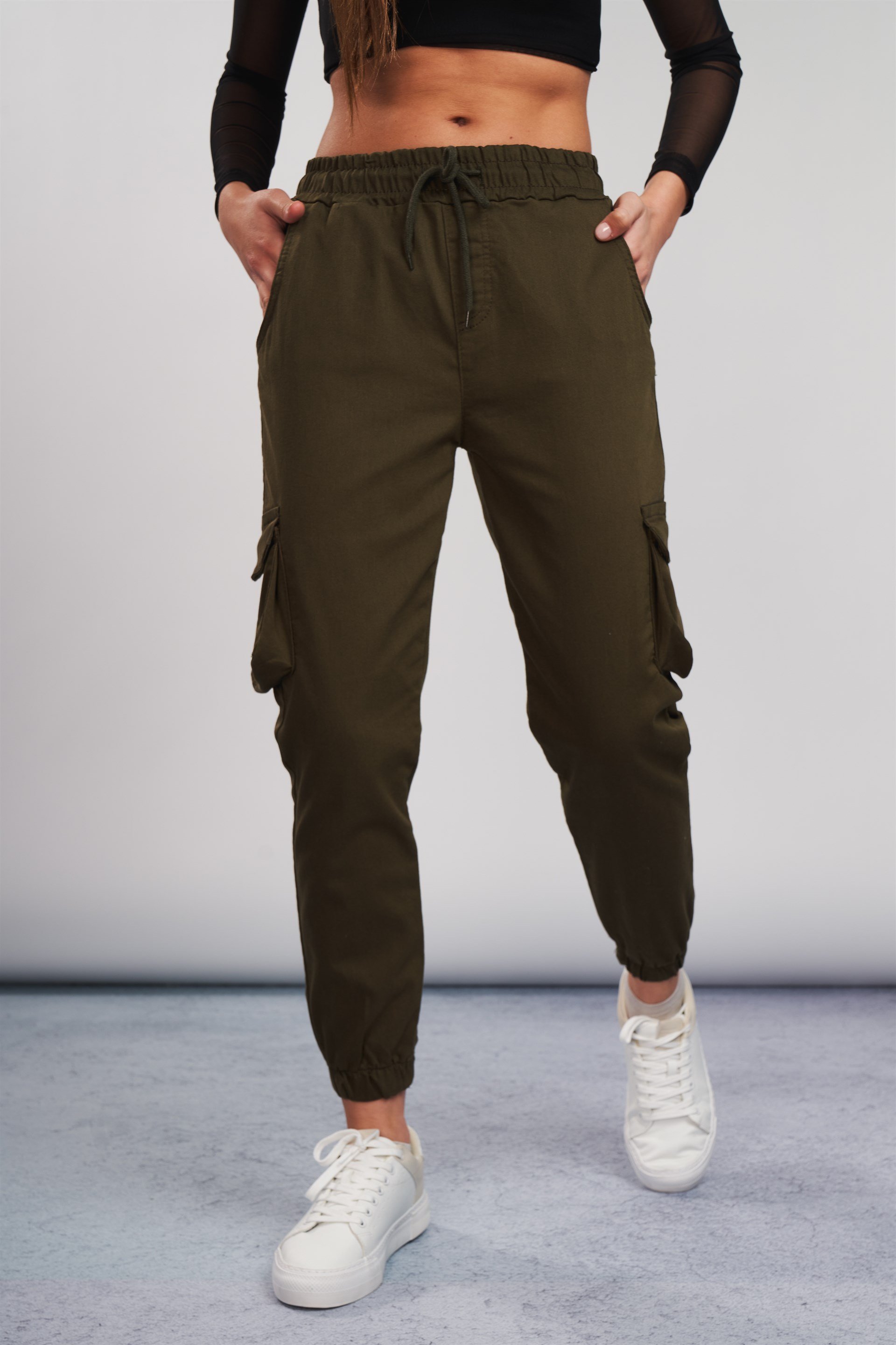 Paris Kumaş Kargo Pantolon