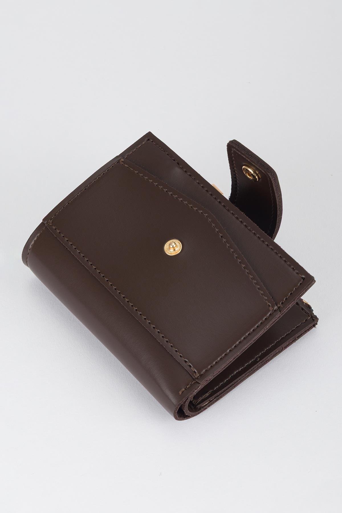 Patlı Kante Cüzdan Kahve