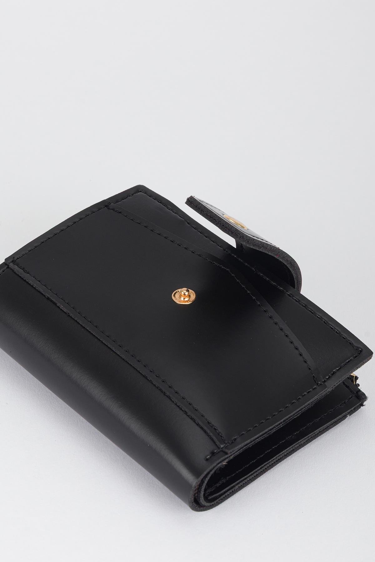 Patlı Kante Cüzdan Siyah