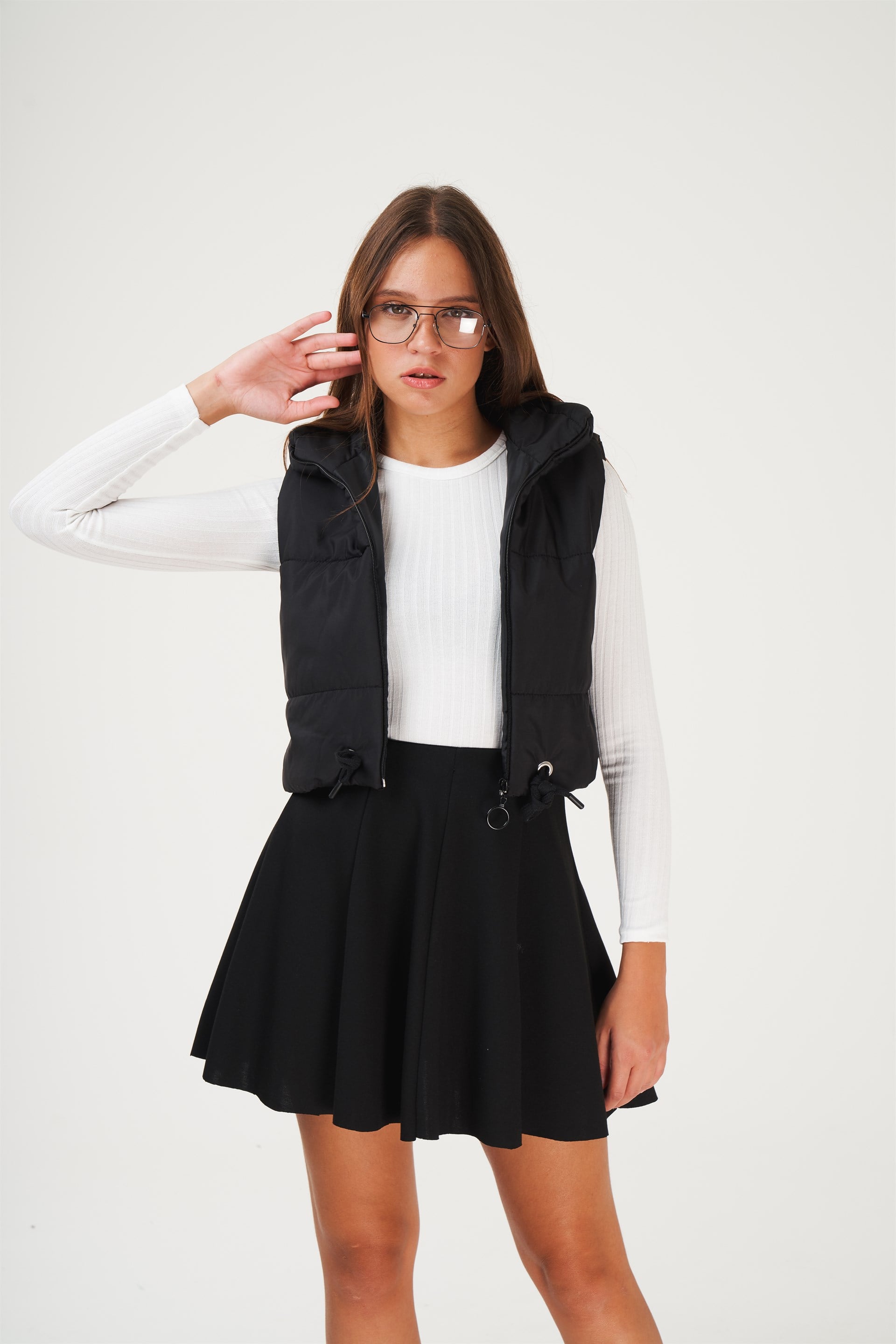 Pileli Mini Etek