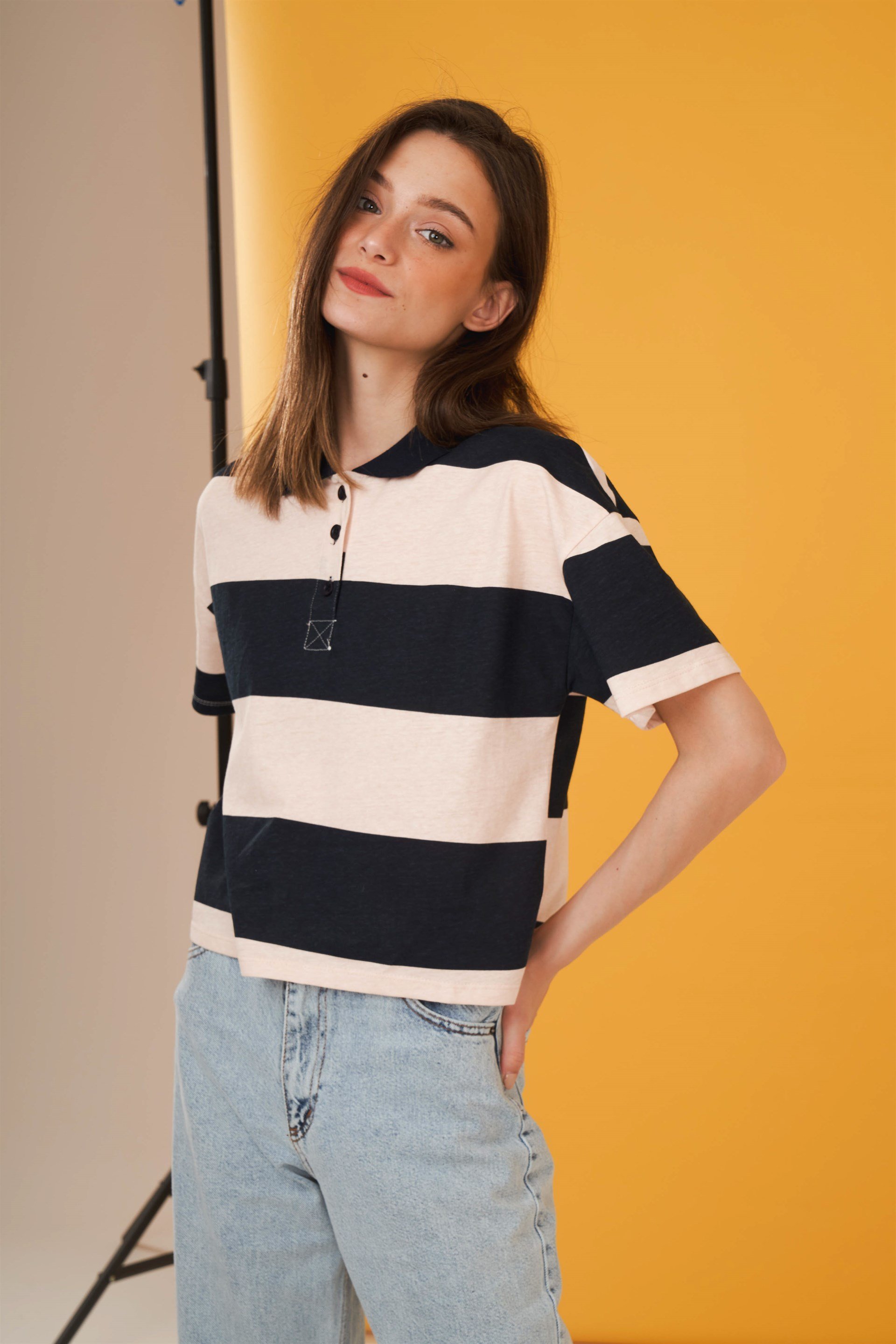 Polo Yaka Kısa T-shirt