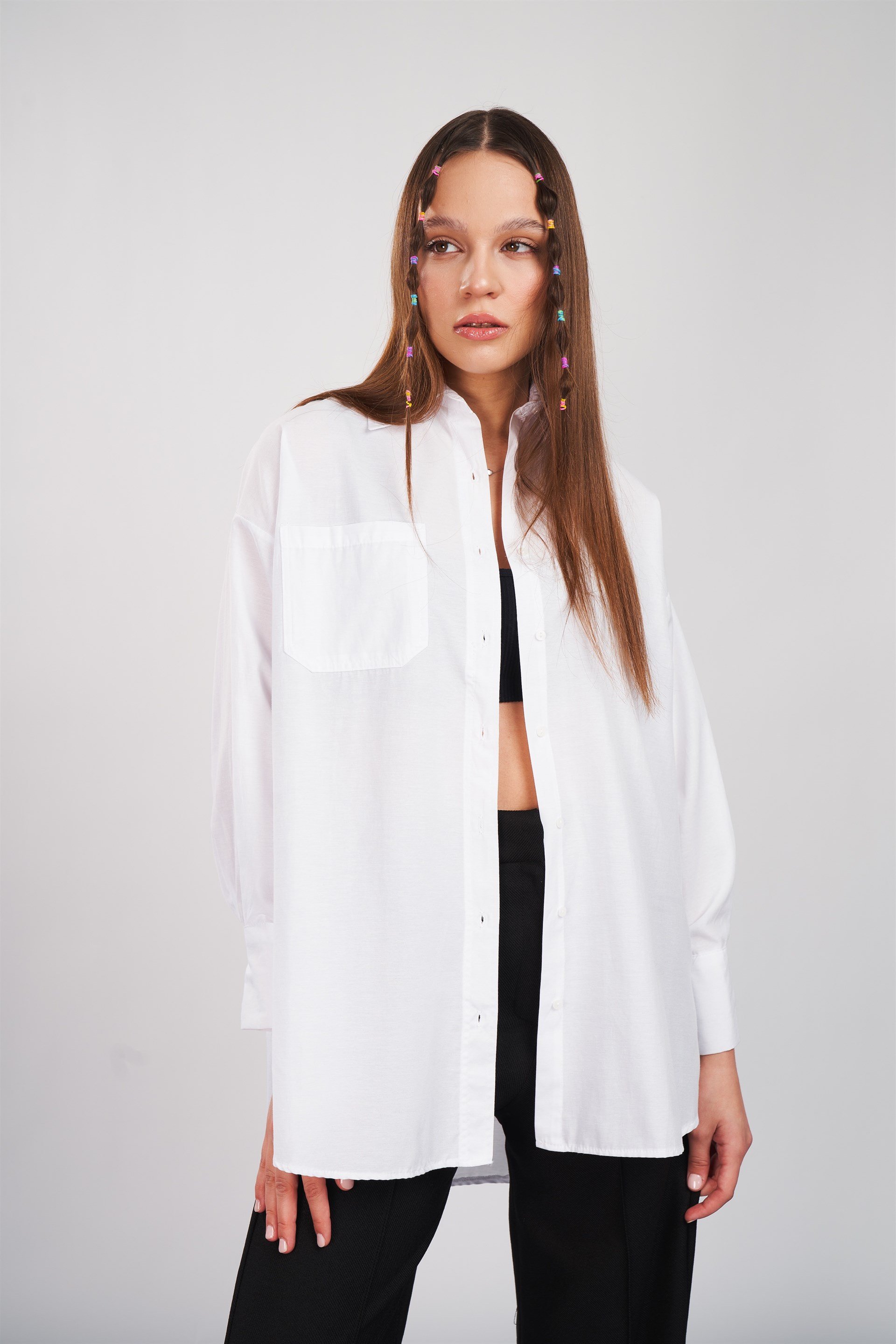 Poplin Oversize Gömlek