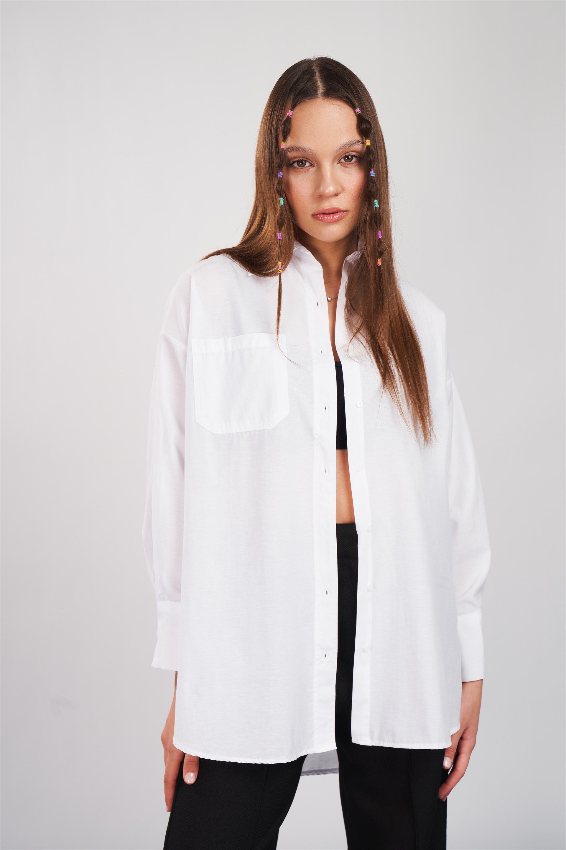 Poplin Oversize Gömlek
