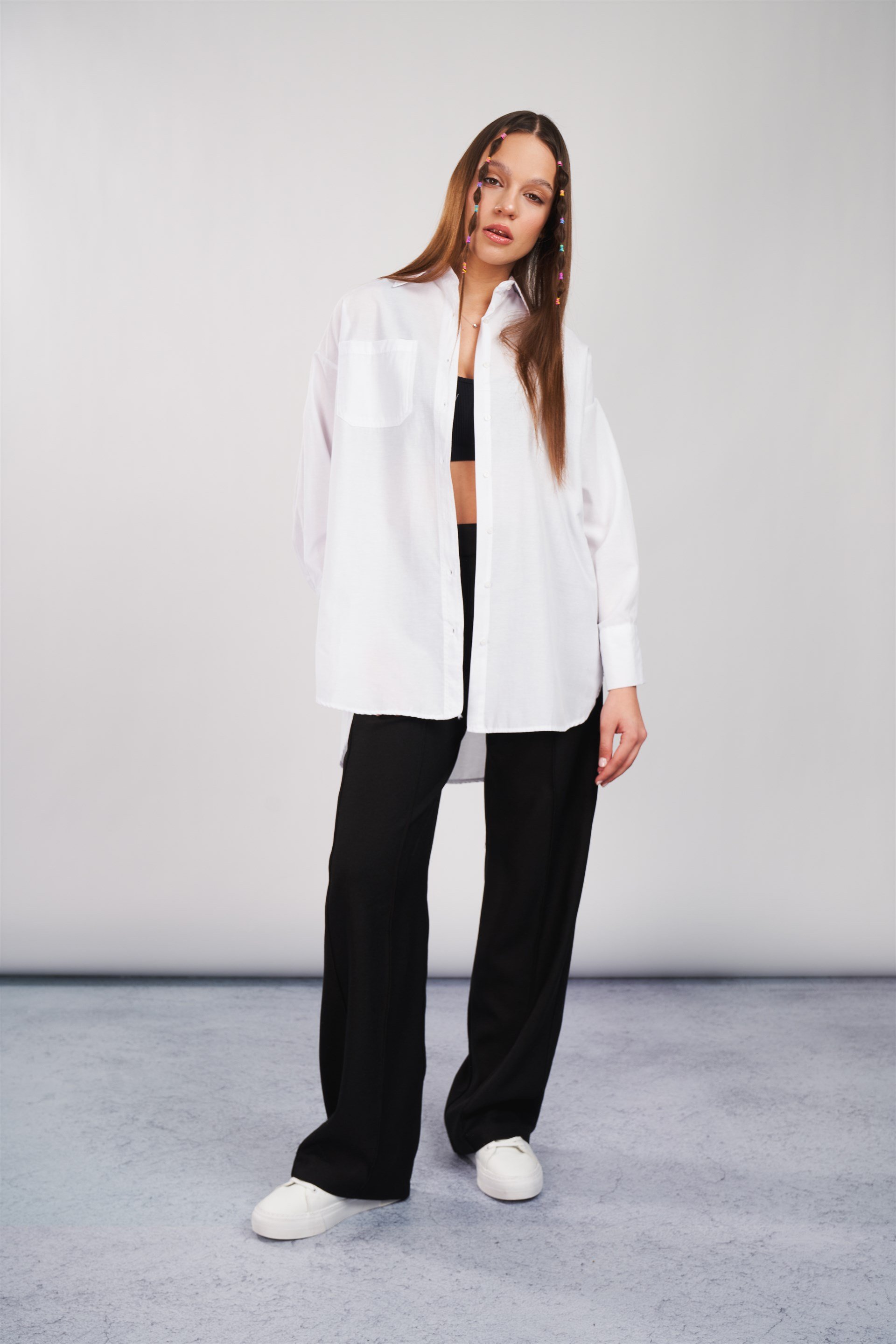 Poplin Oversize Gömlek
