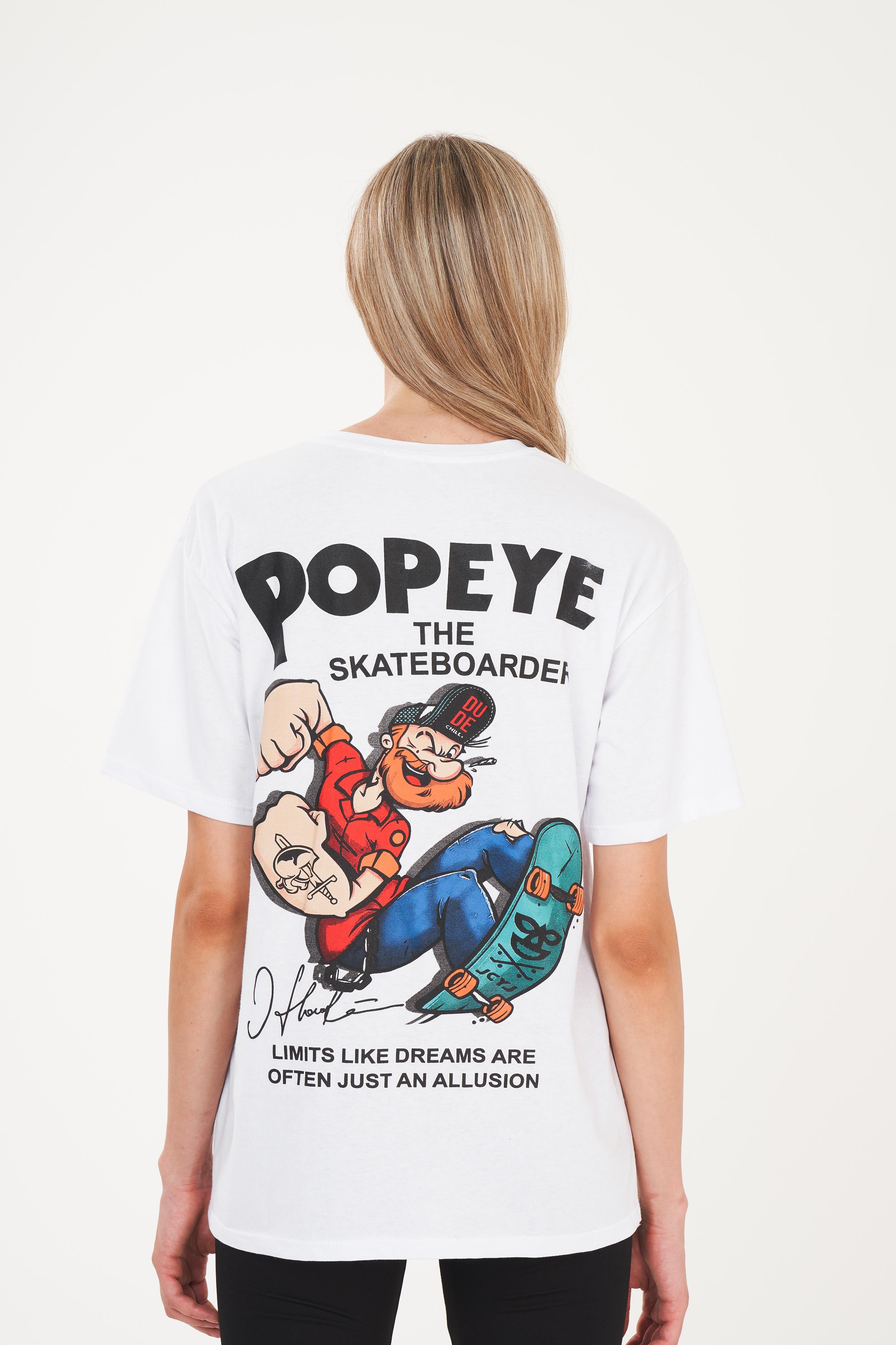 Popoye Baskılı T-shirt
