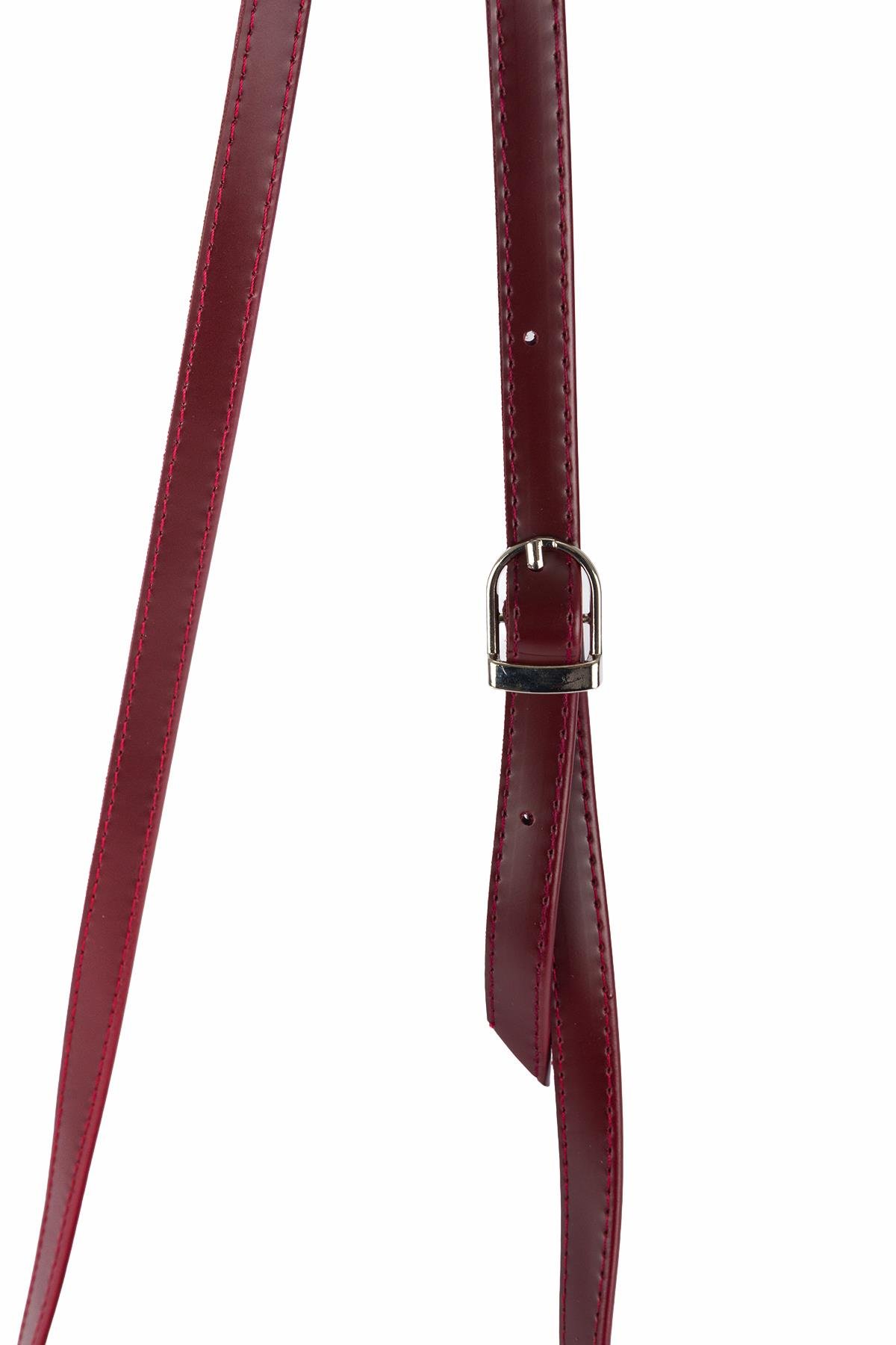 Popüler Model Çapraz Çanta Bordo