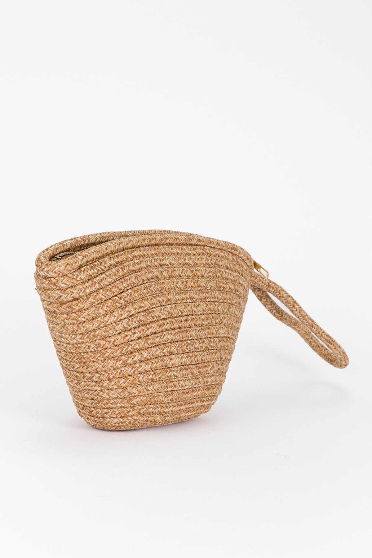 Portföy Clutch Çanta Bej