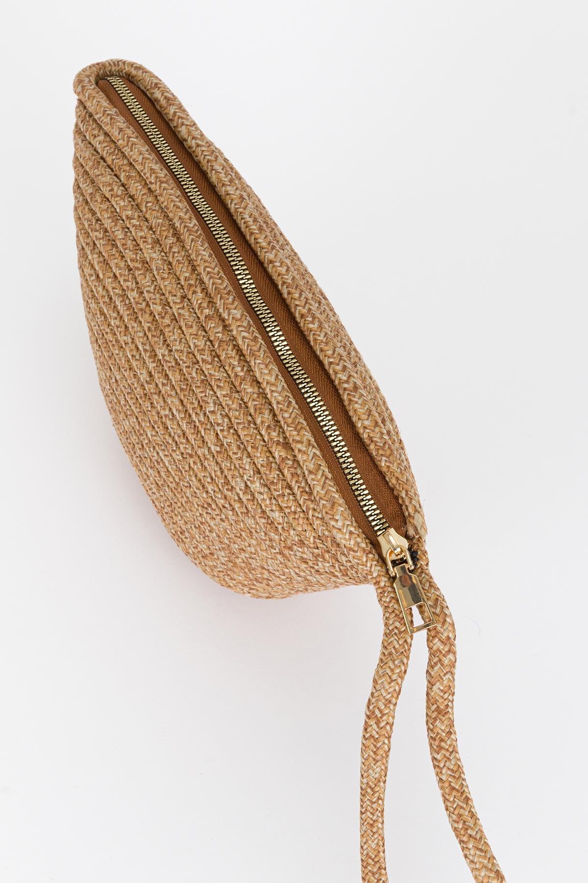 Portföy Clutch Çanta Bej