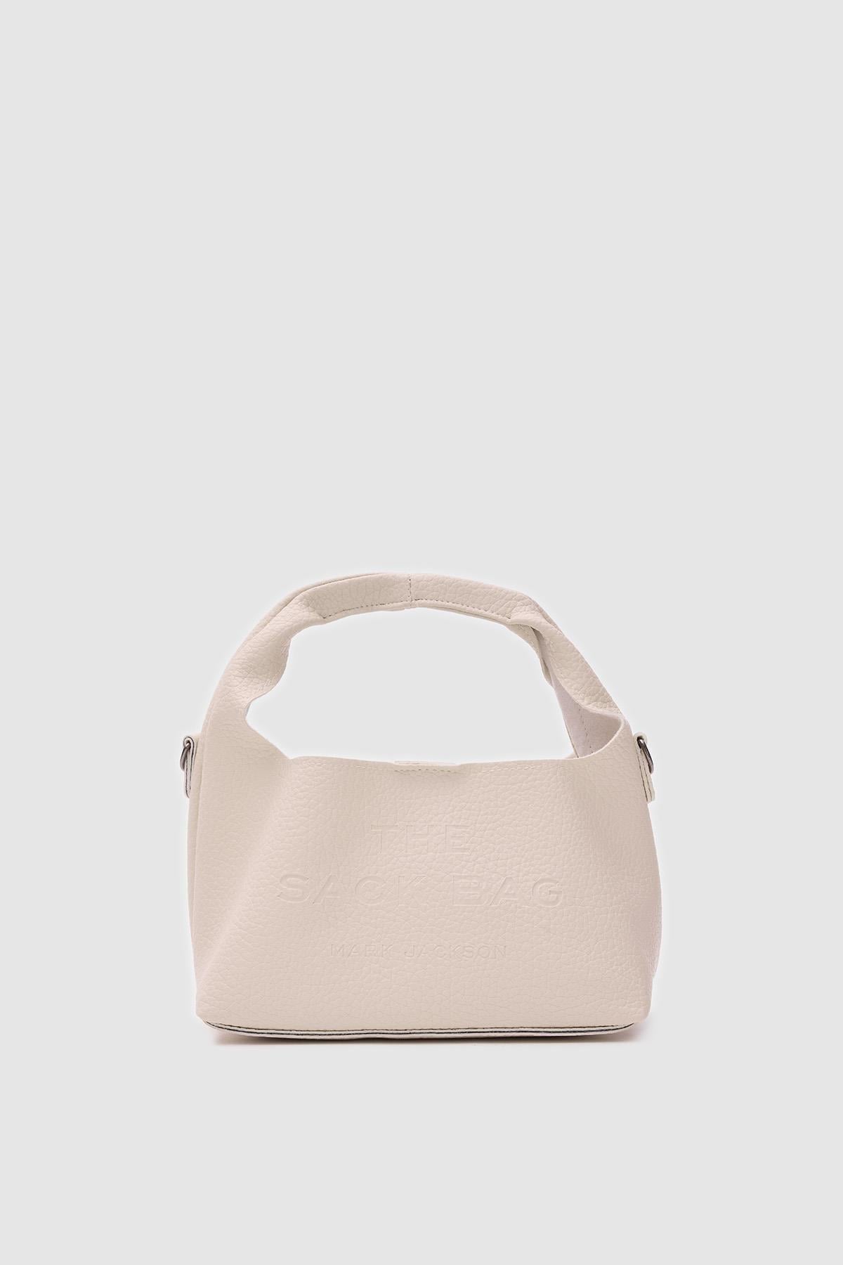 Sack Yavrulu El ve Çapraz Çanta Krem