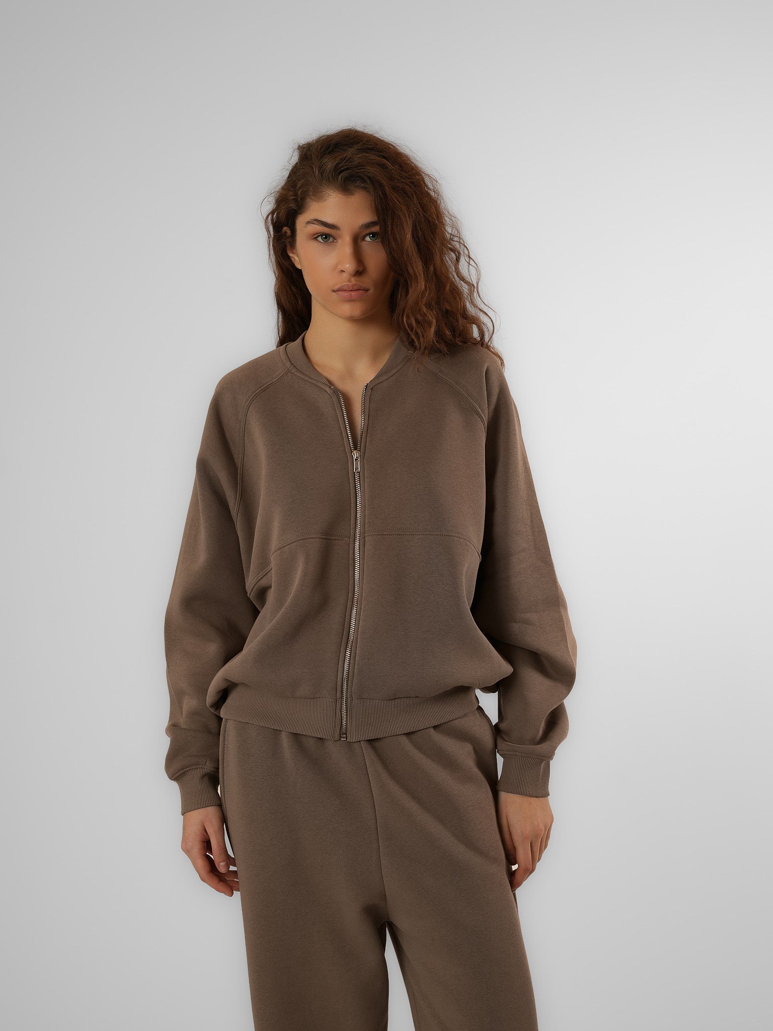 Şardonlu Sweatmont Vizon