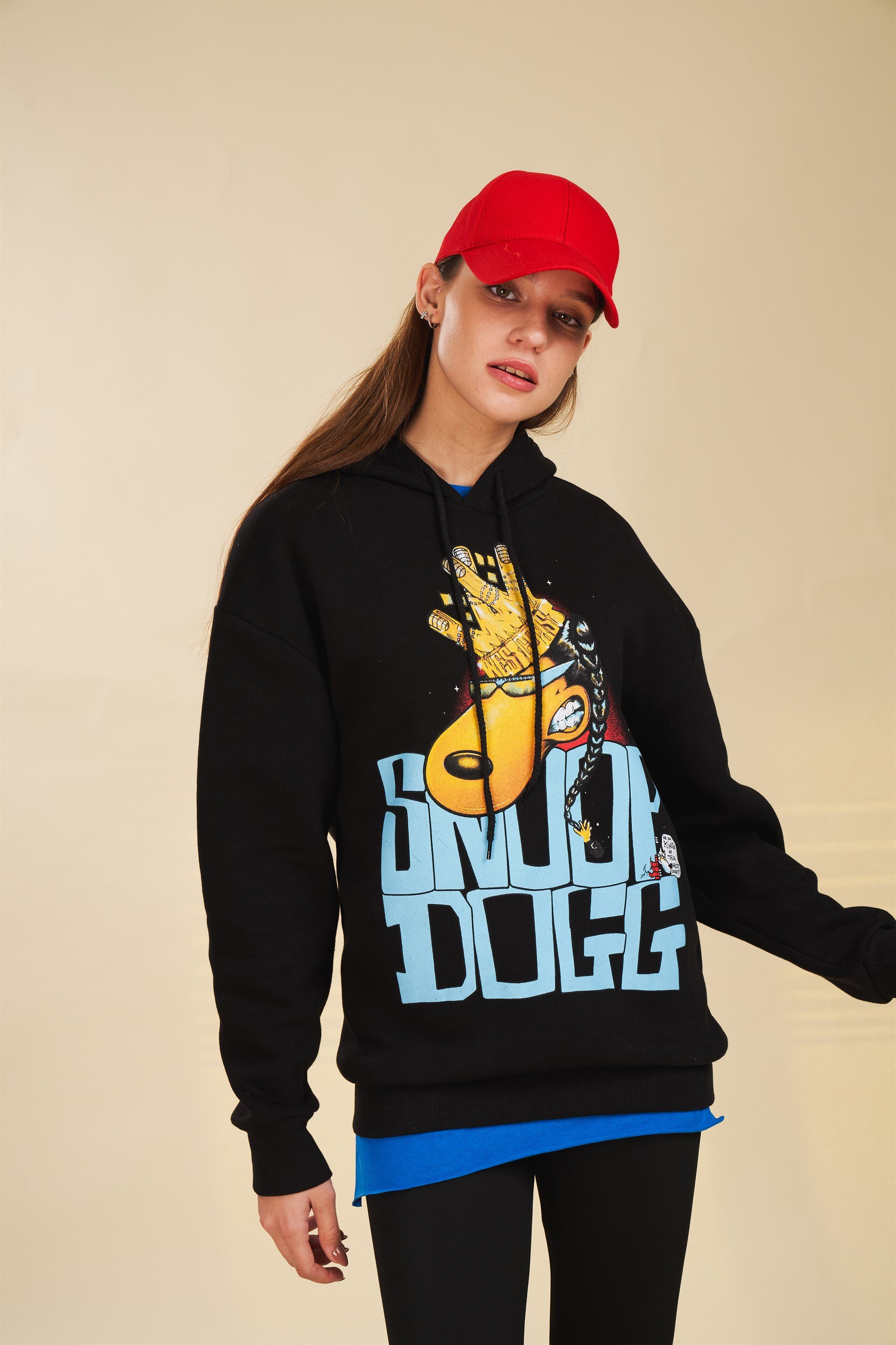 Snoop Dogg Baskılı Sweatshirt