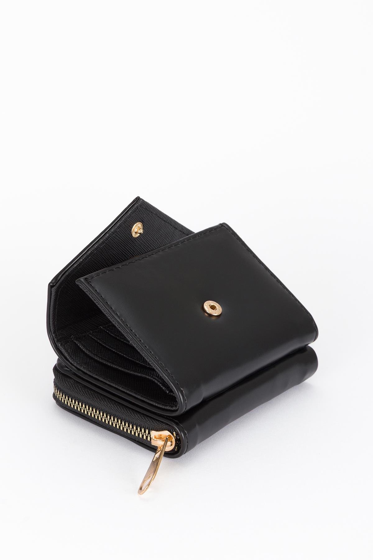 Soft Bölmeli Cüzdan Siyah