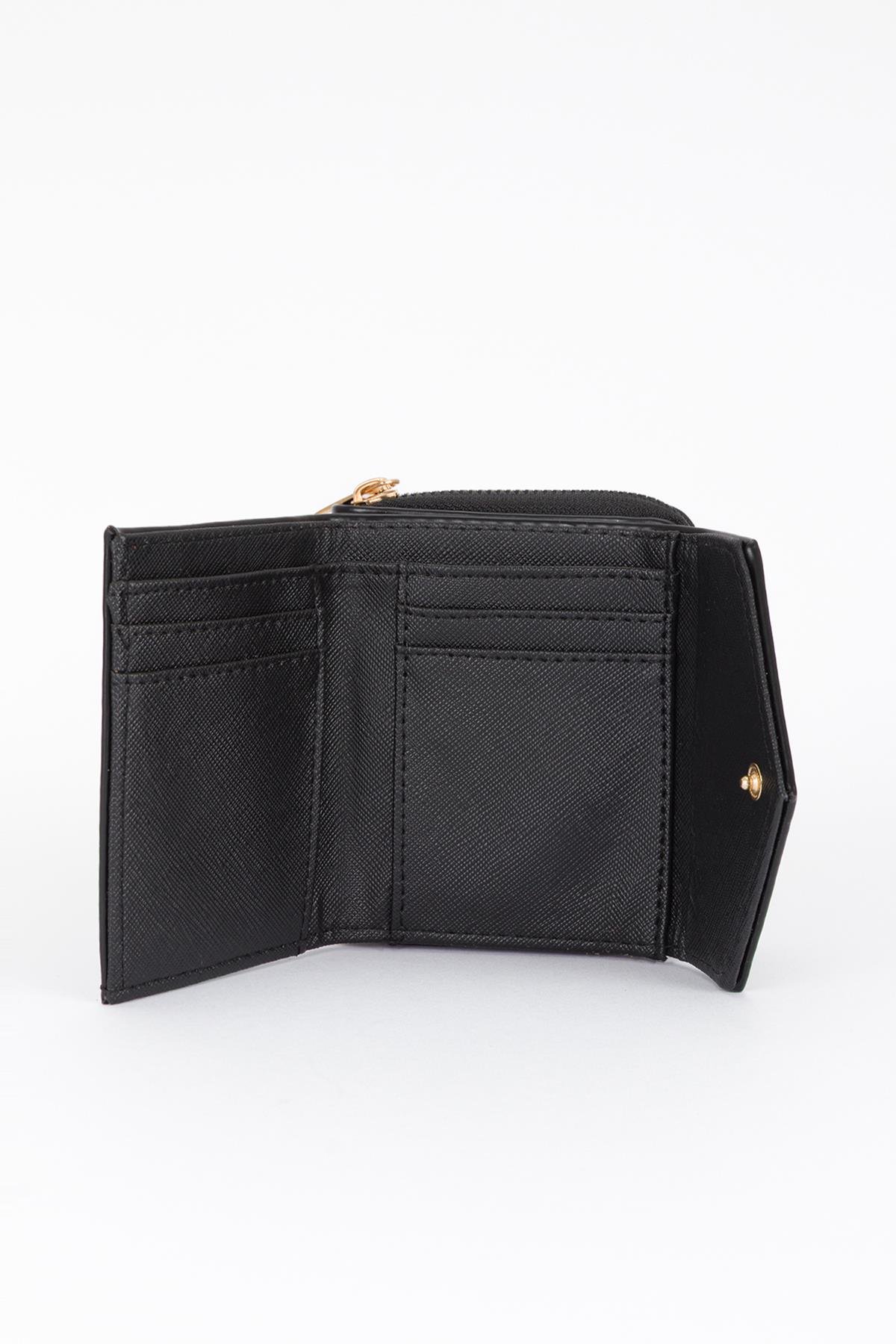 Soft Bölmeli Cüzdan Siyah