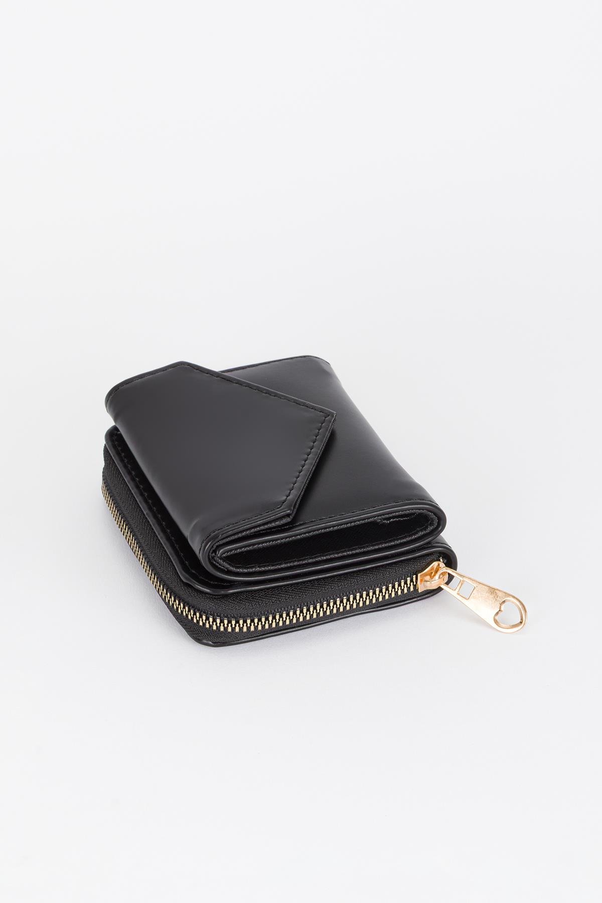 Soft Bölmeli Cüzdan Siyah
