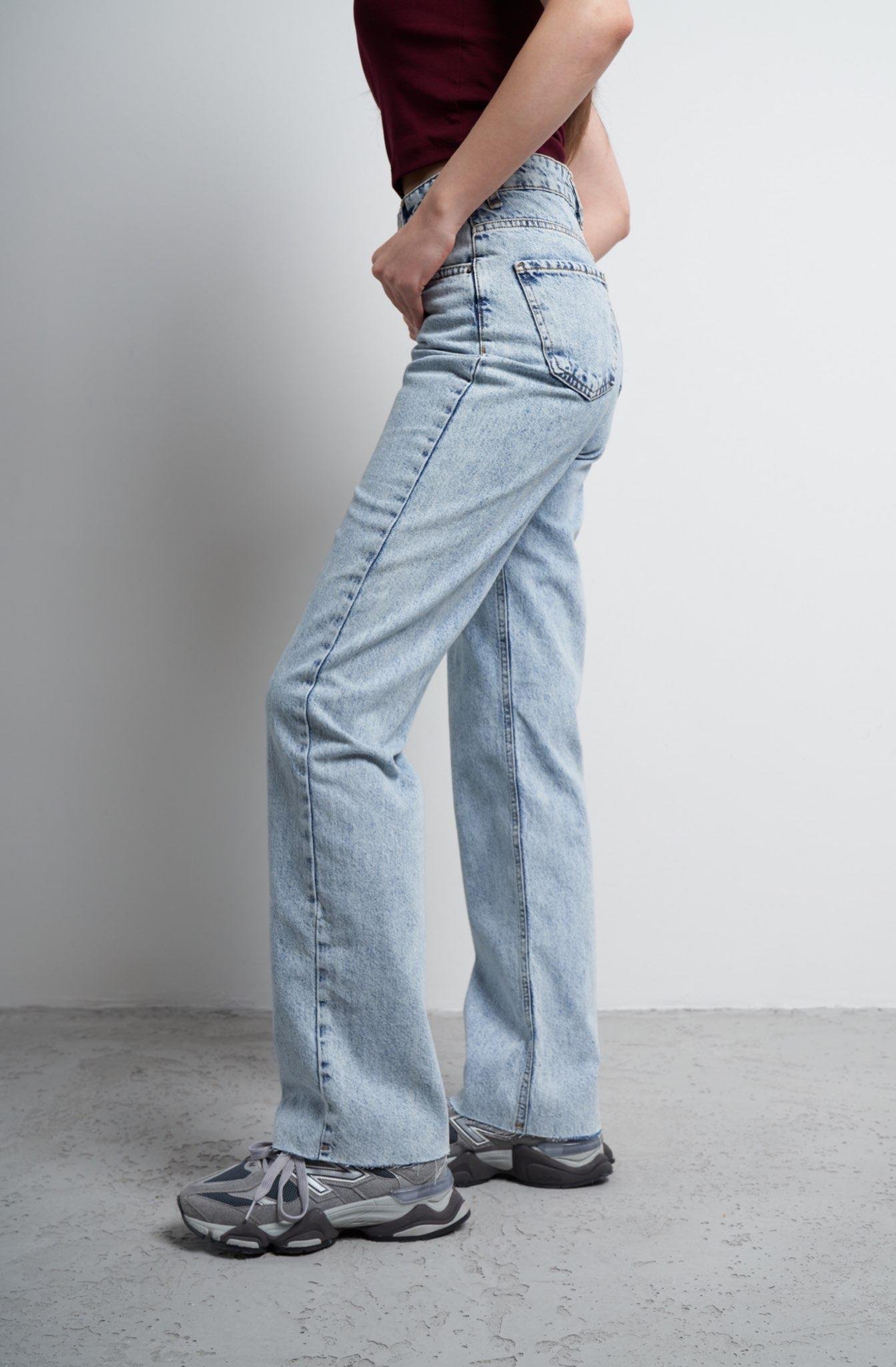 Straight Fit Jean Pantolon Açık Mavi
