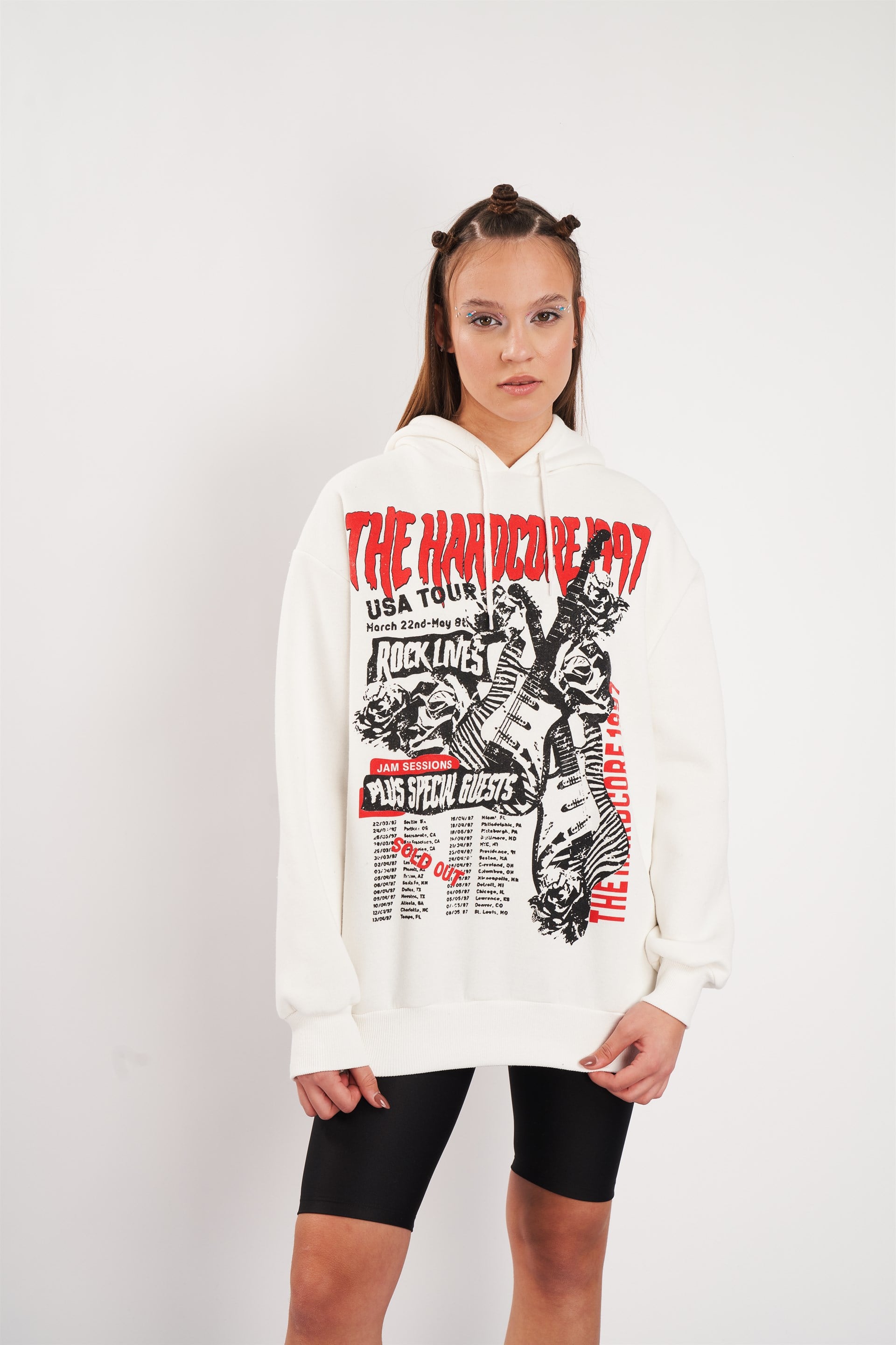 The Hardcore 1997 Baskılı Sweatshirt